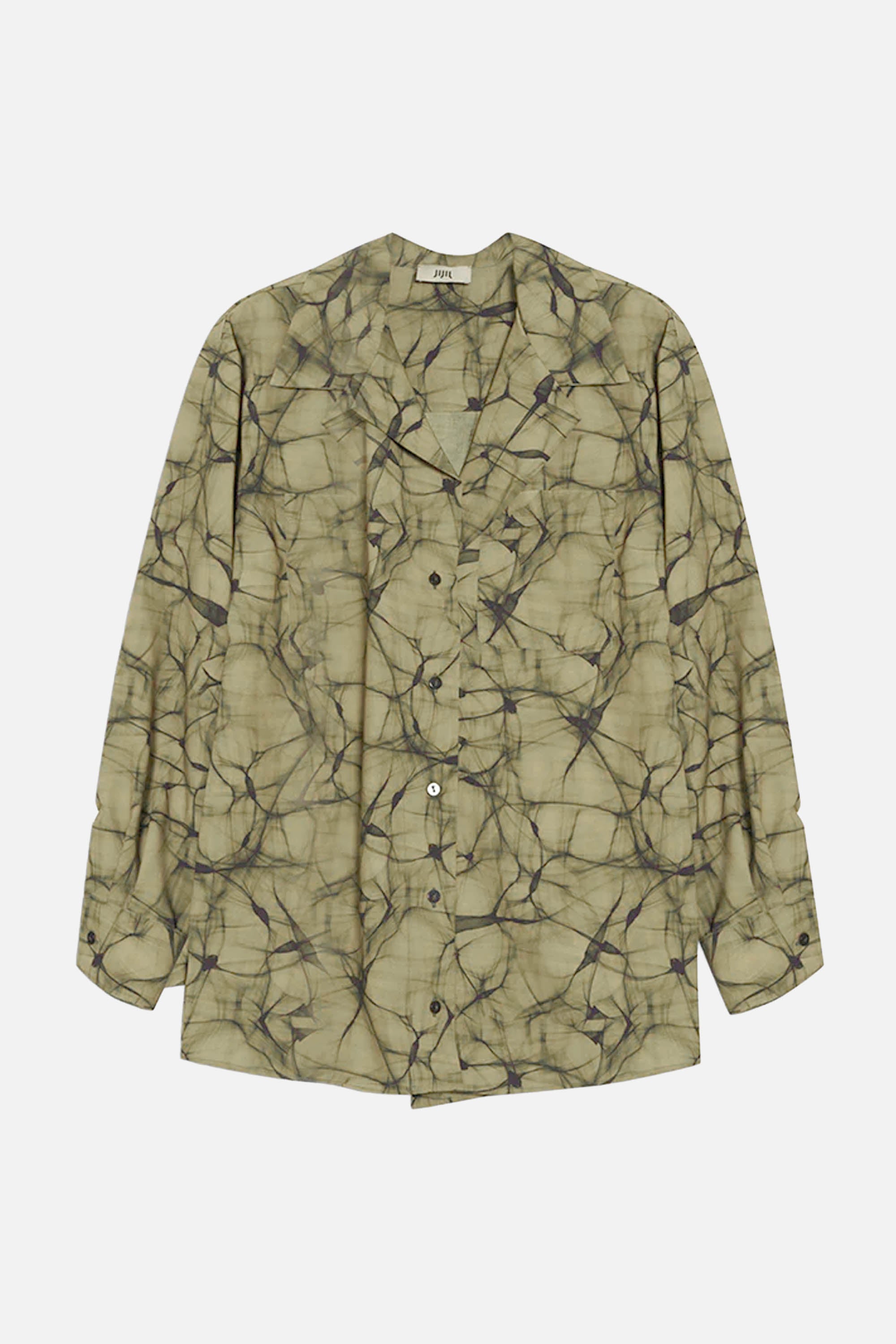 VERDE OLIVA | JIJIL - D CA362 Camicia