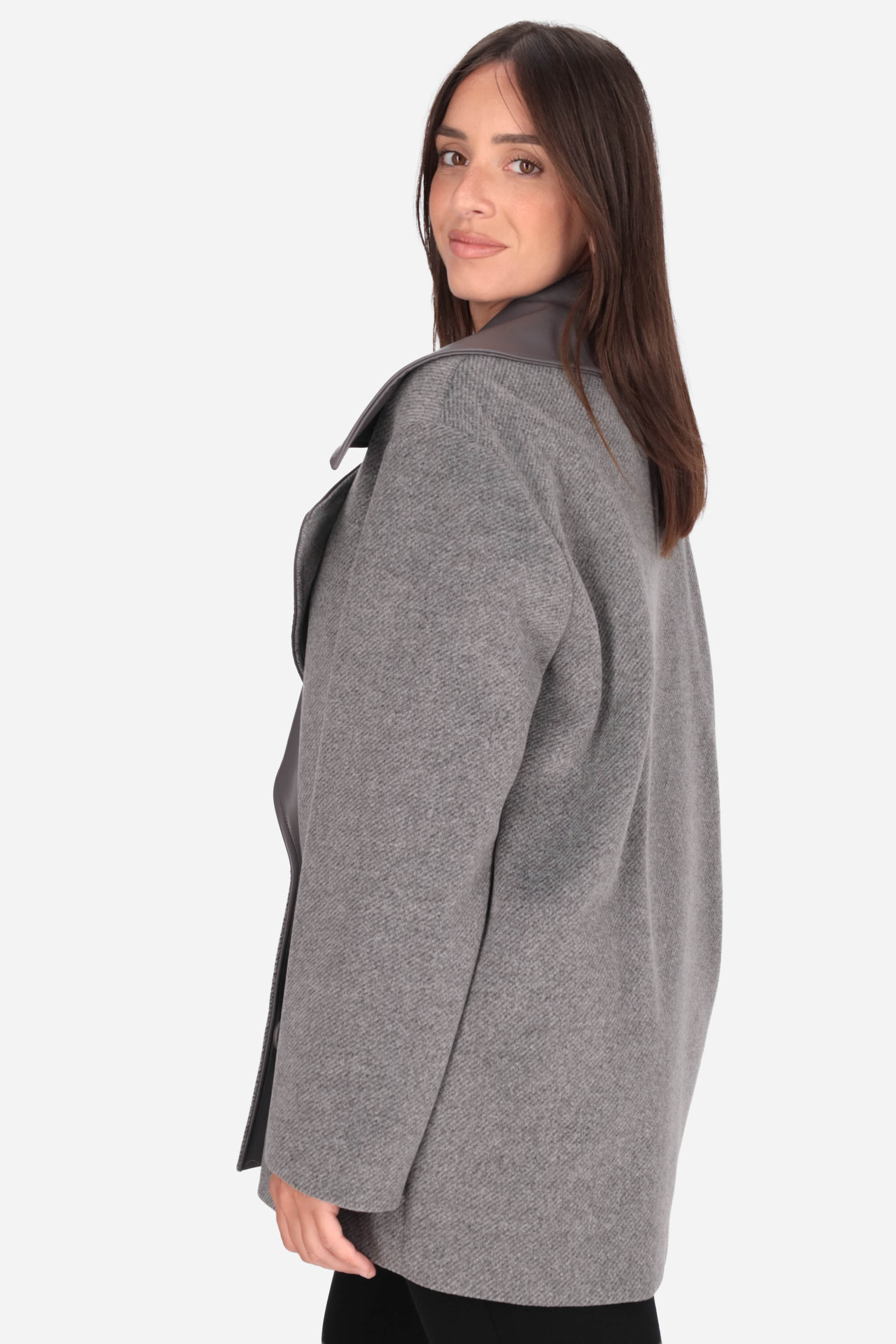 GRIGIO | JIJIL - D CP0343 Cappotto
