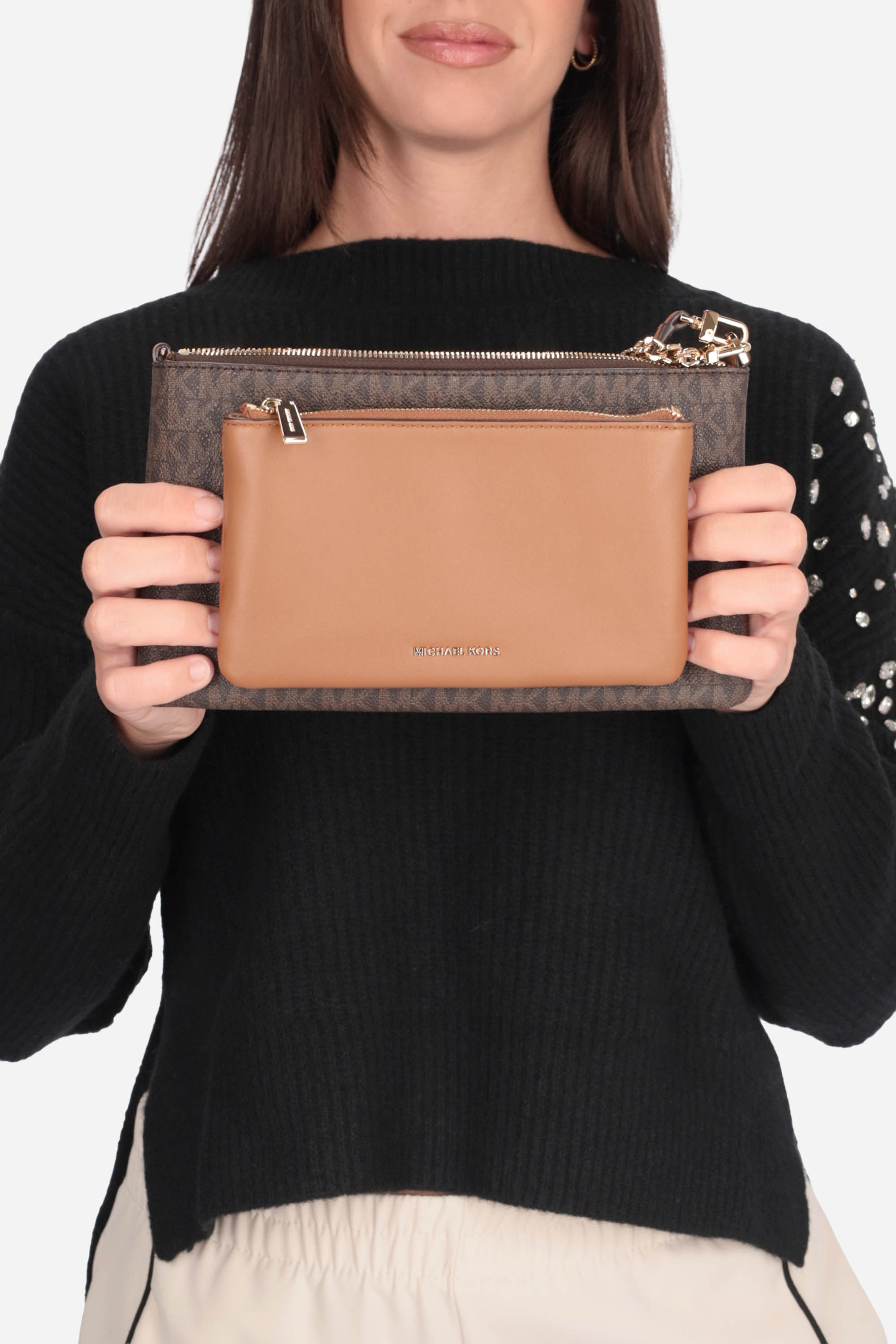 MARRONE | MICHAEL DI MICHAEL KORS - D 32F5GJ6C8B Borsa