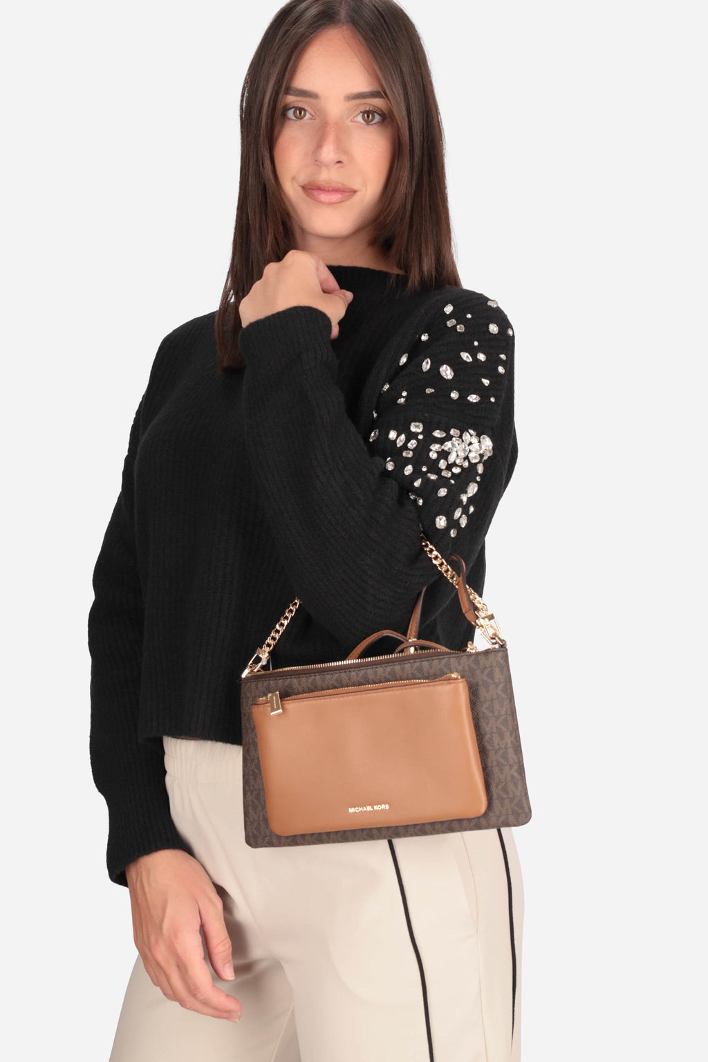 MARRONE | MICHAEL DI MICHAEL KORS - D 32F5GJ6C8B Borsa