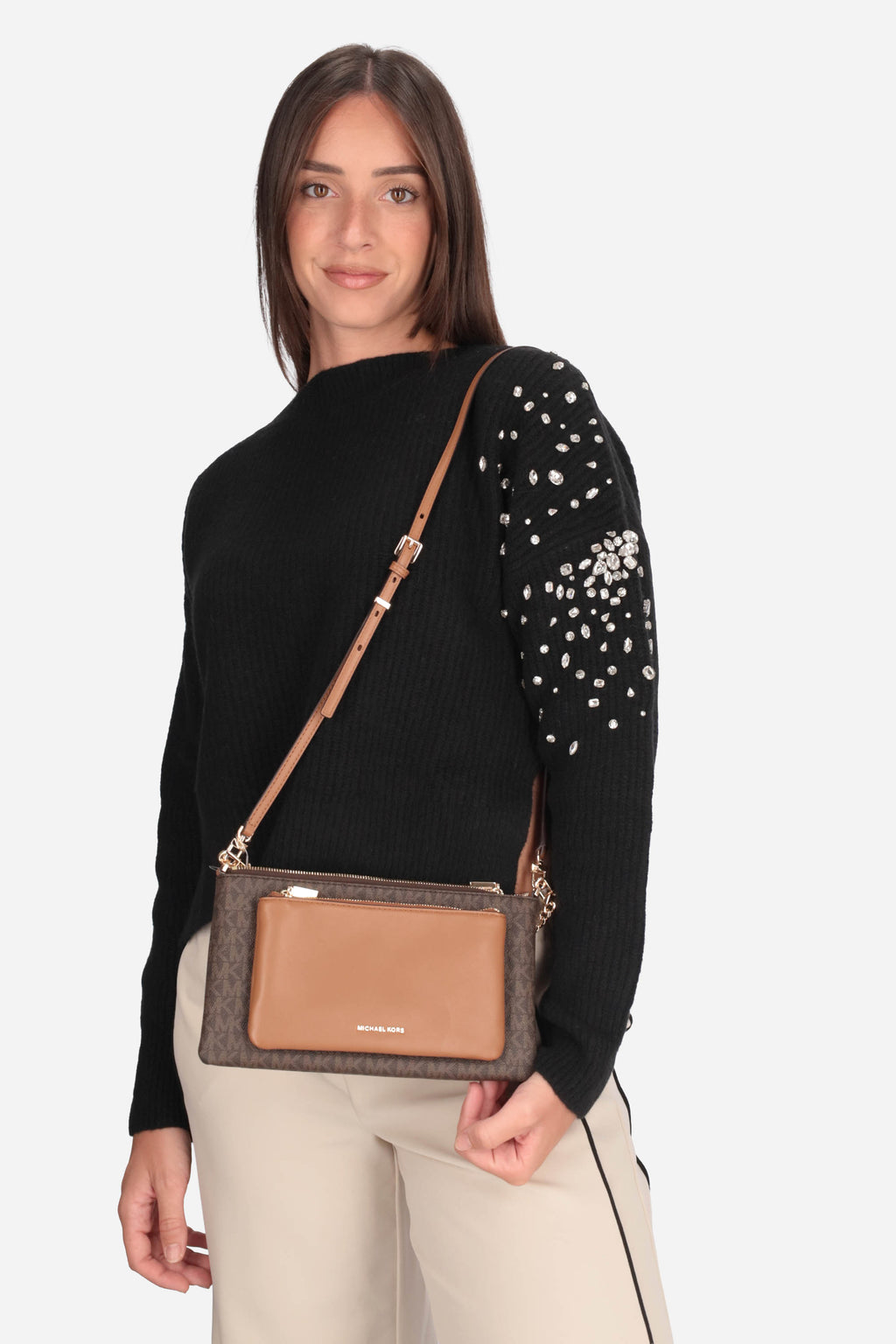 MARRONE | MICHAEL DI MICHAEL KORS - D 32F5GJ6C8B Borsa