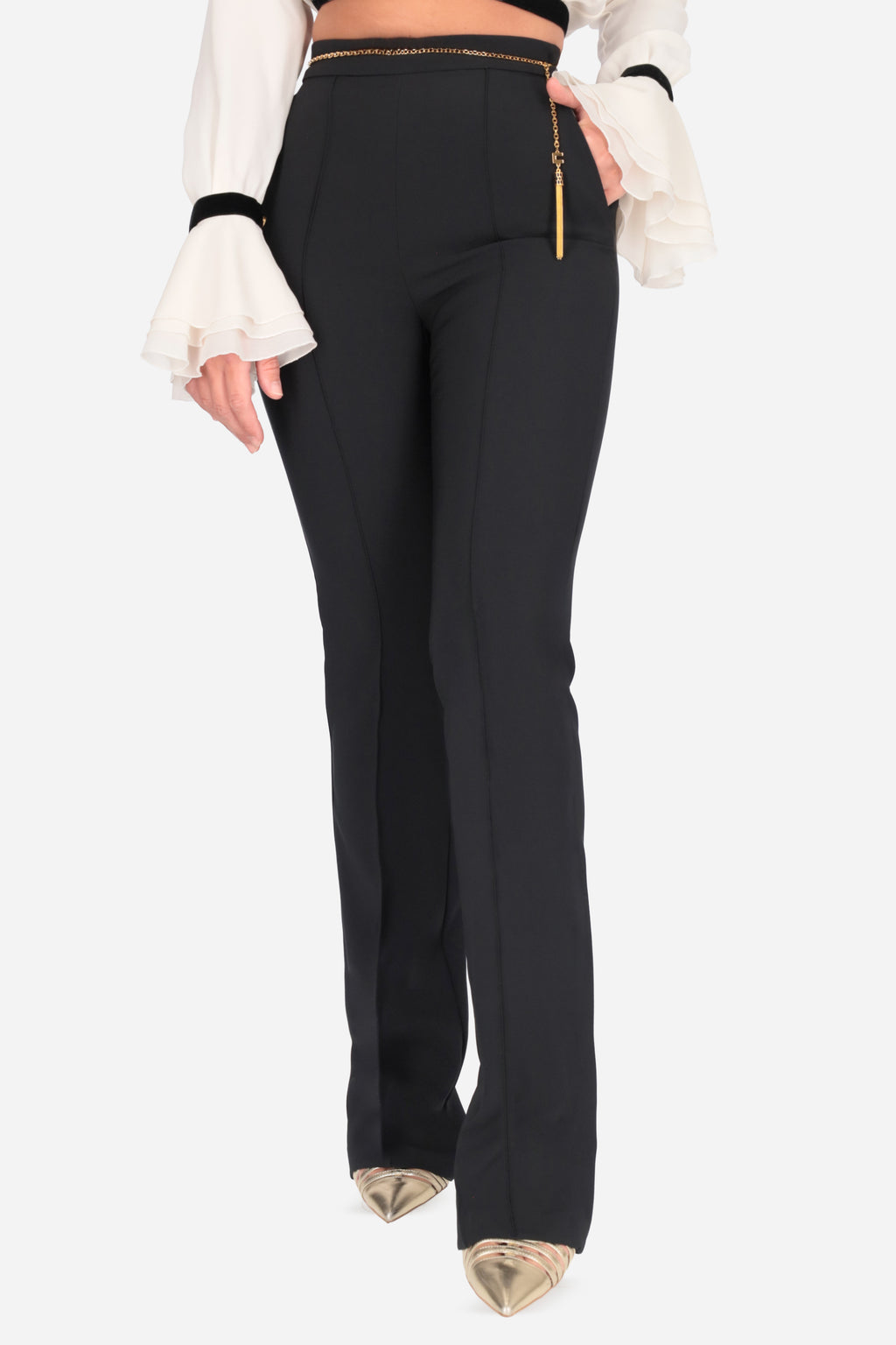 NERO | ELISABETTA FRANCHI - D PA14157E2 Pantalone