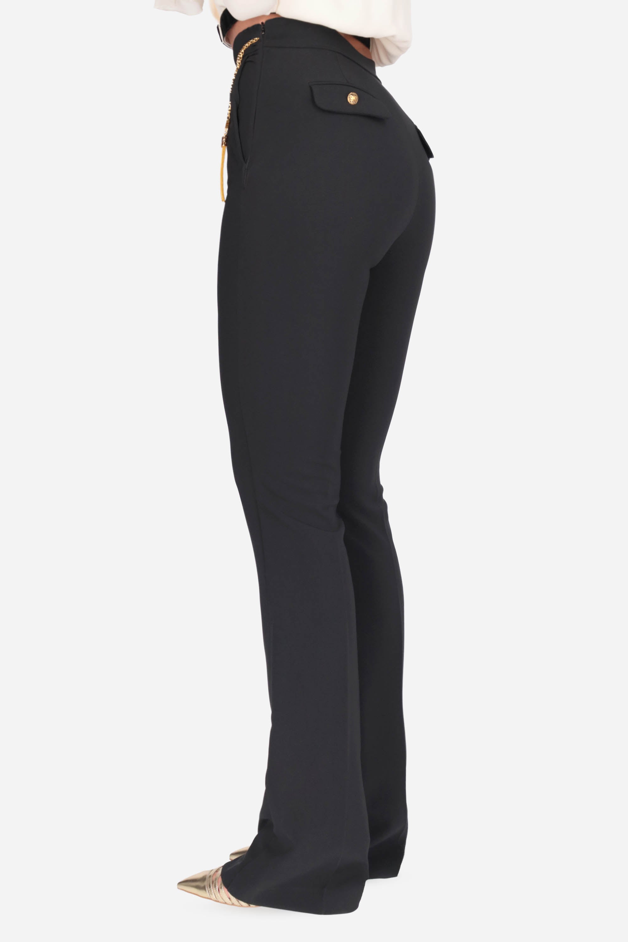 NERO | ELISABETTA FRANCHI - D PA14157E2 Pantalone