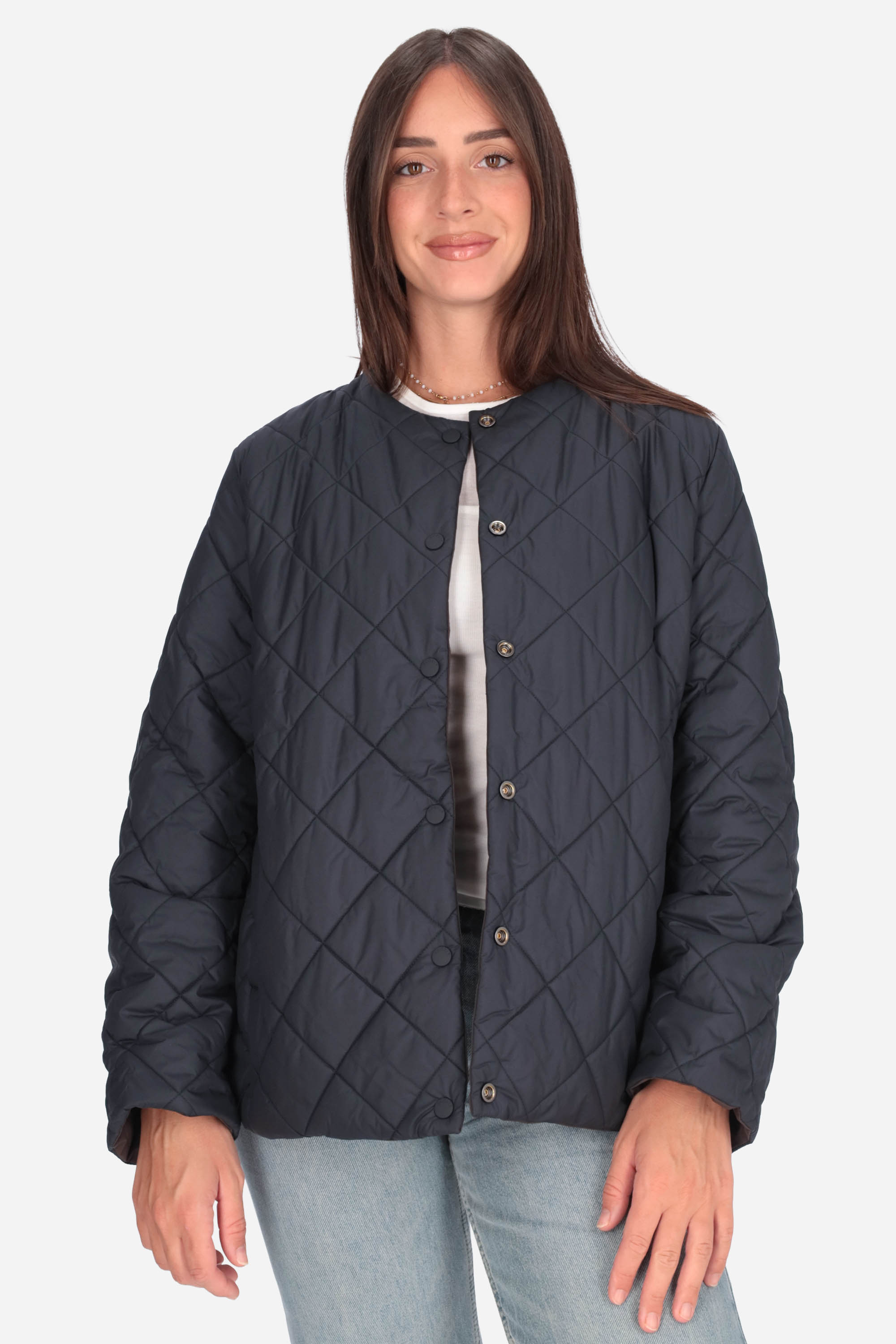 MARRONE | ECOALF - D GERES0406 Piumino