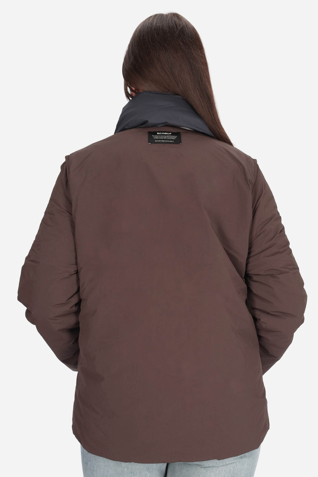 MARRONE | ECOALF - D GERES0406 Piumino