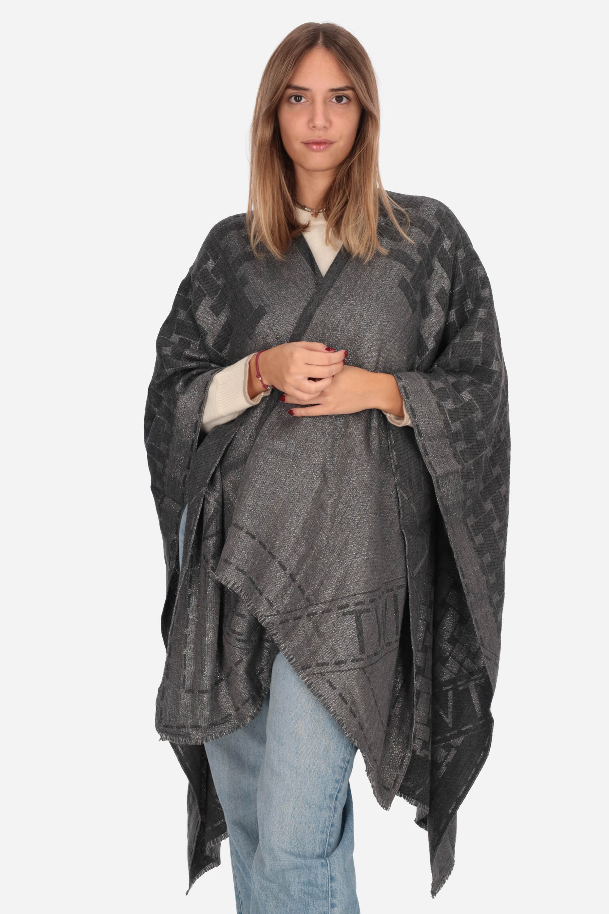 GRIGIO | TWIN SET - D 252TO5570 Poncho