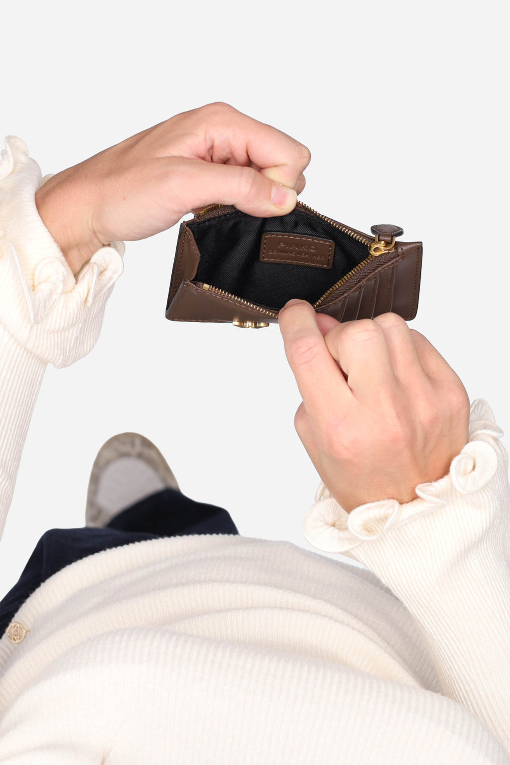 MARRONE | PINKO - D 100251A0F1 Portaccredito