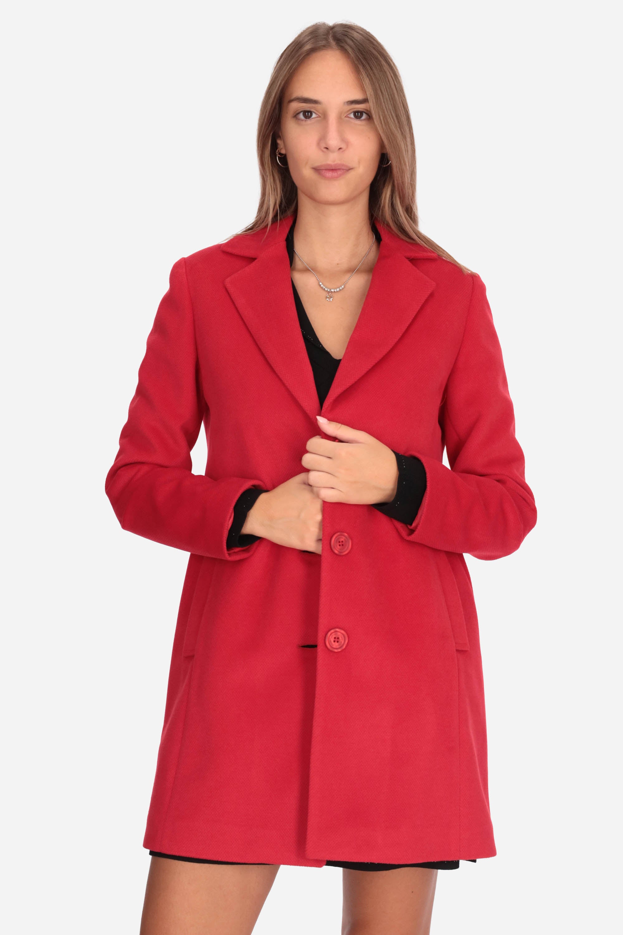 ROSSO | LE SARTE DEL SOLE - D J3656 Cappotto