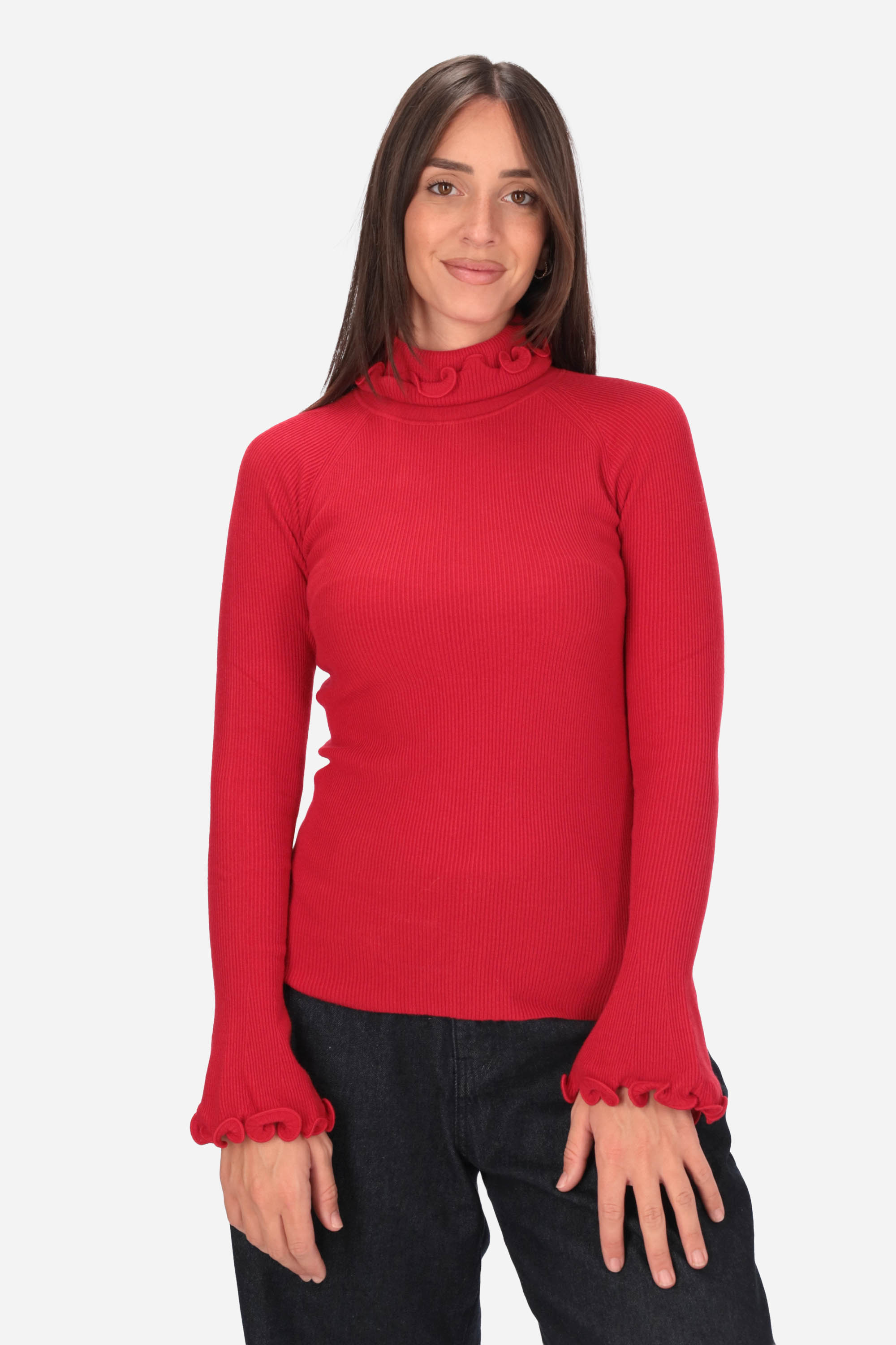 ROSSO | LE SARTE DEL SOLE - D M444 Maglia