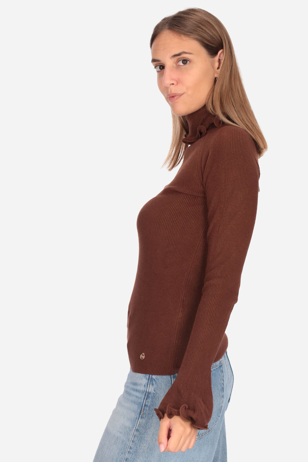 MARRONE | LE SARTE DEL SOLE - D M444 Maglia