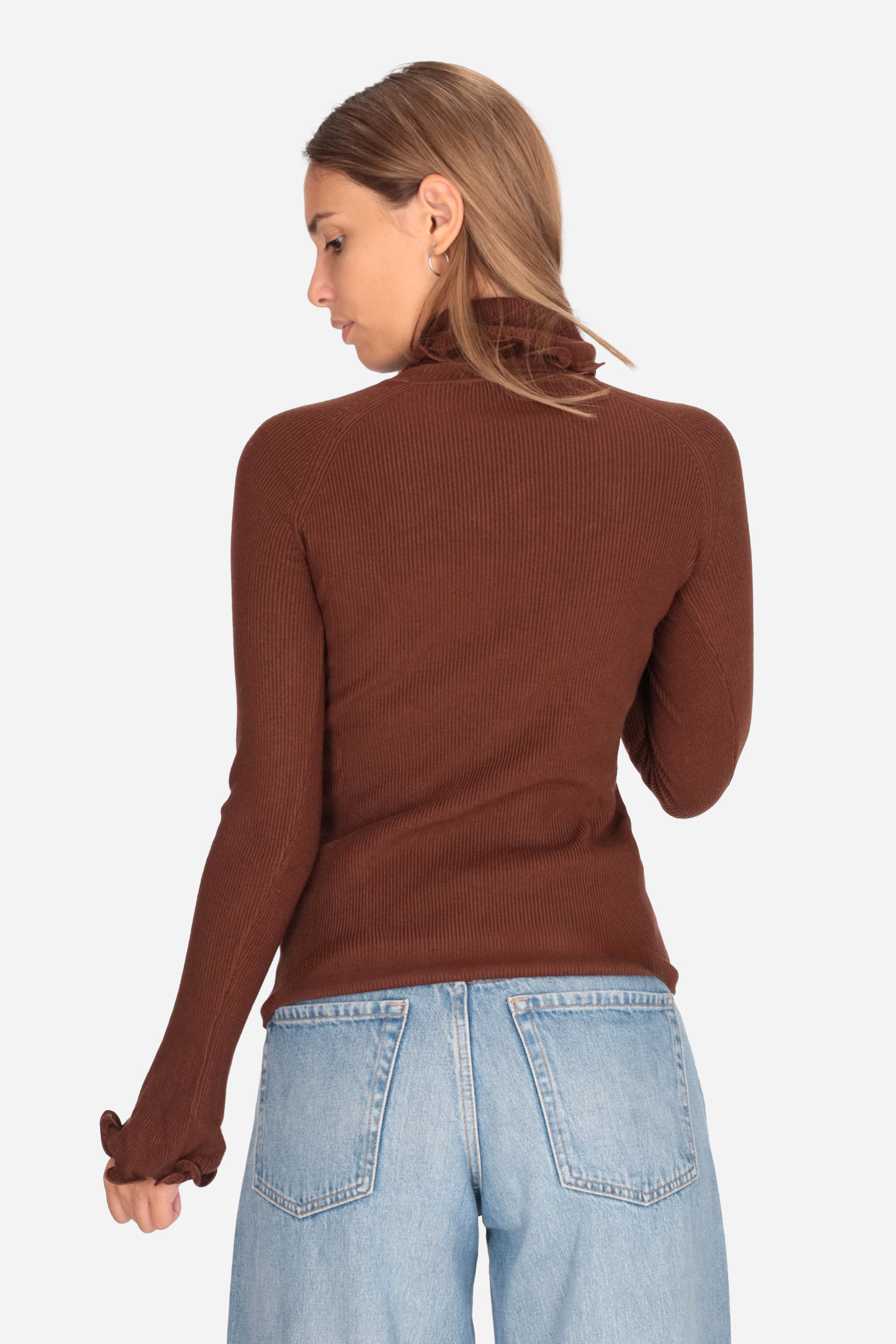 MARRONE | LE SARTE DEL SOLE - D M444 Maglia