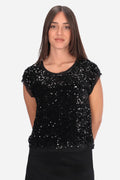 NERO | LE SARTE DEL SOLE - D B3624 Blusa