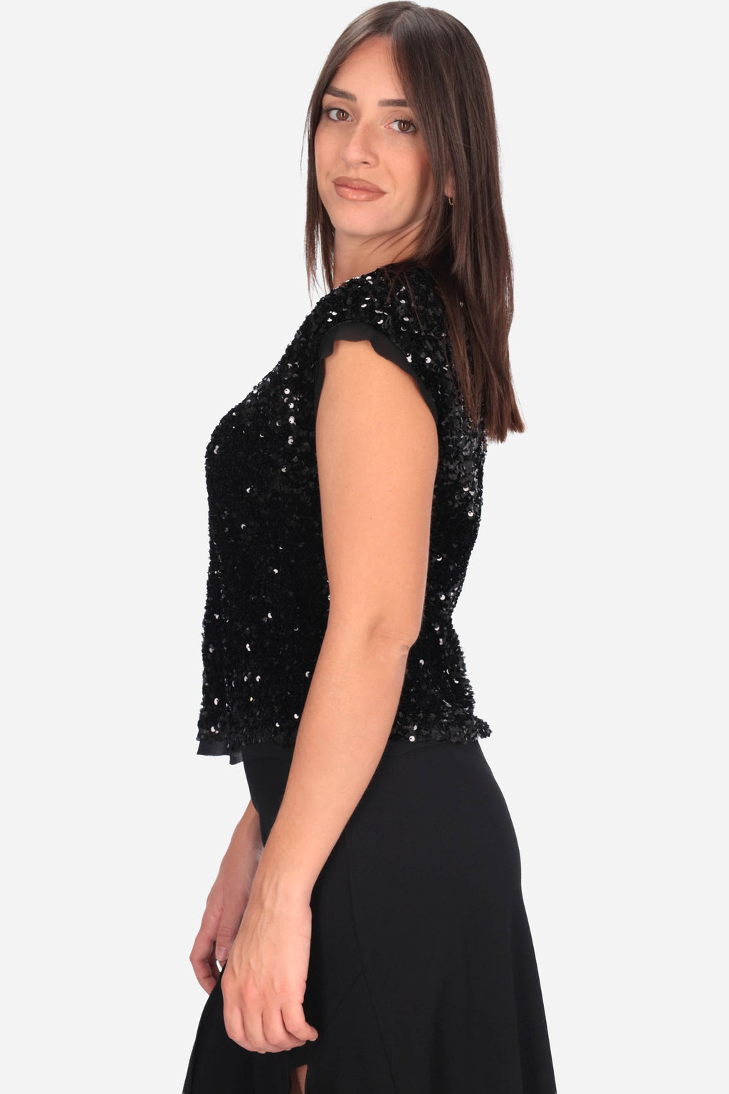 NERO | LE SARTE DEL SOLE - D B3624 Blusa