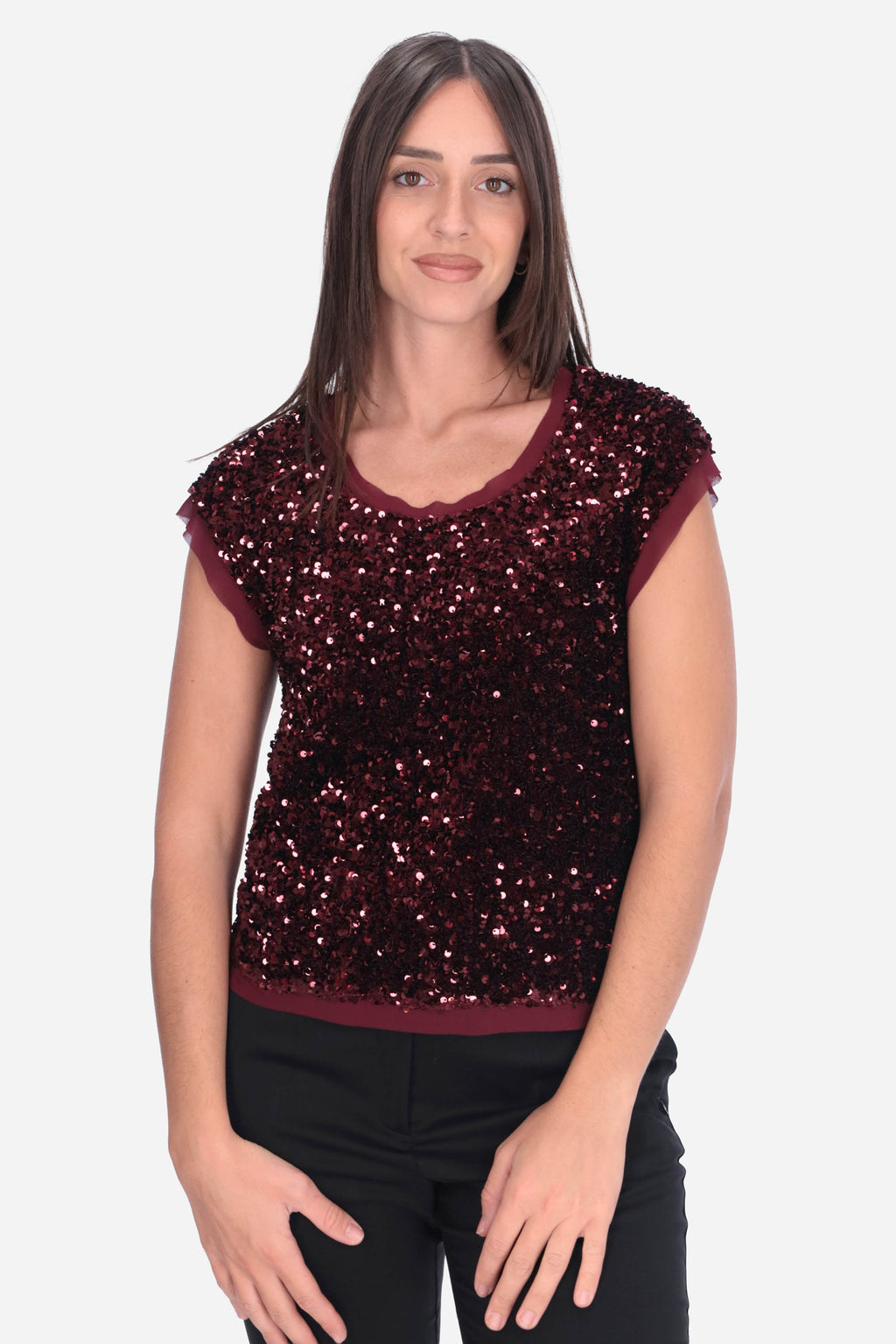 BORDEAUX | LE SARTE DEL SOLE - D B3624 Blusa