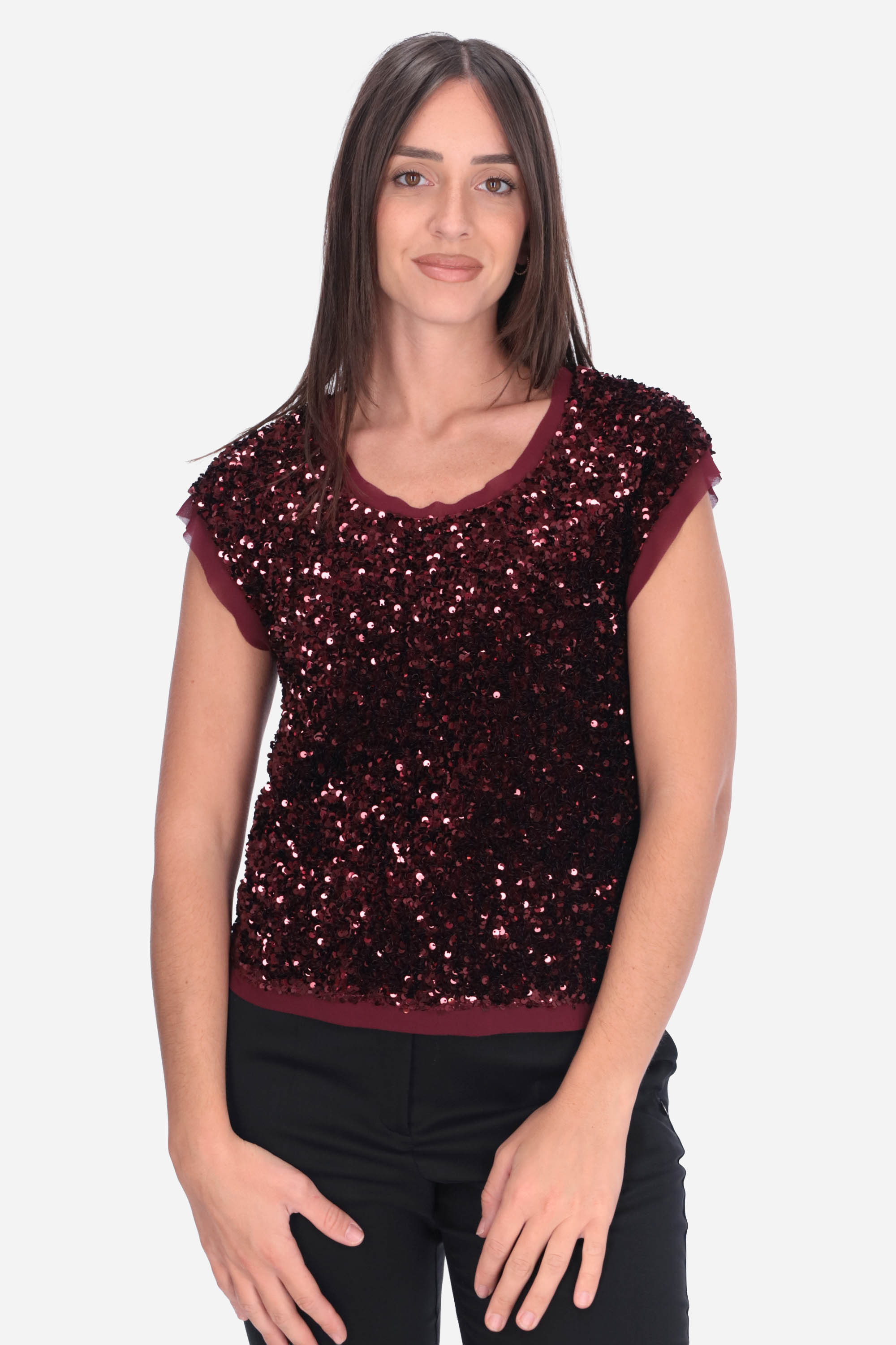 BORDEAUX | LE SARTE DEL SOLE - D B3624 Blusa