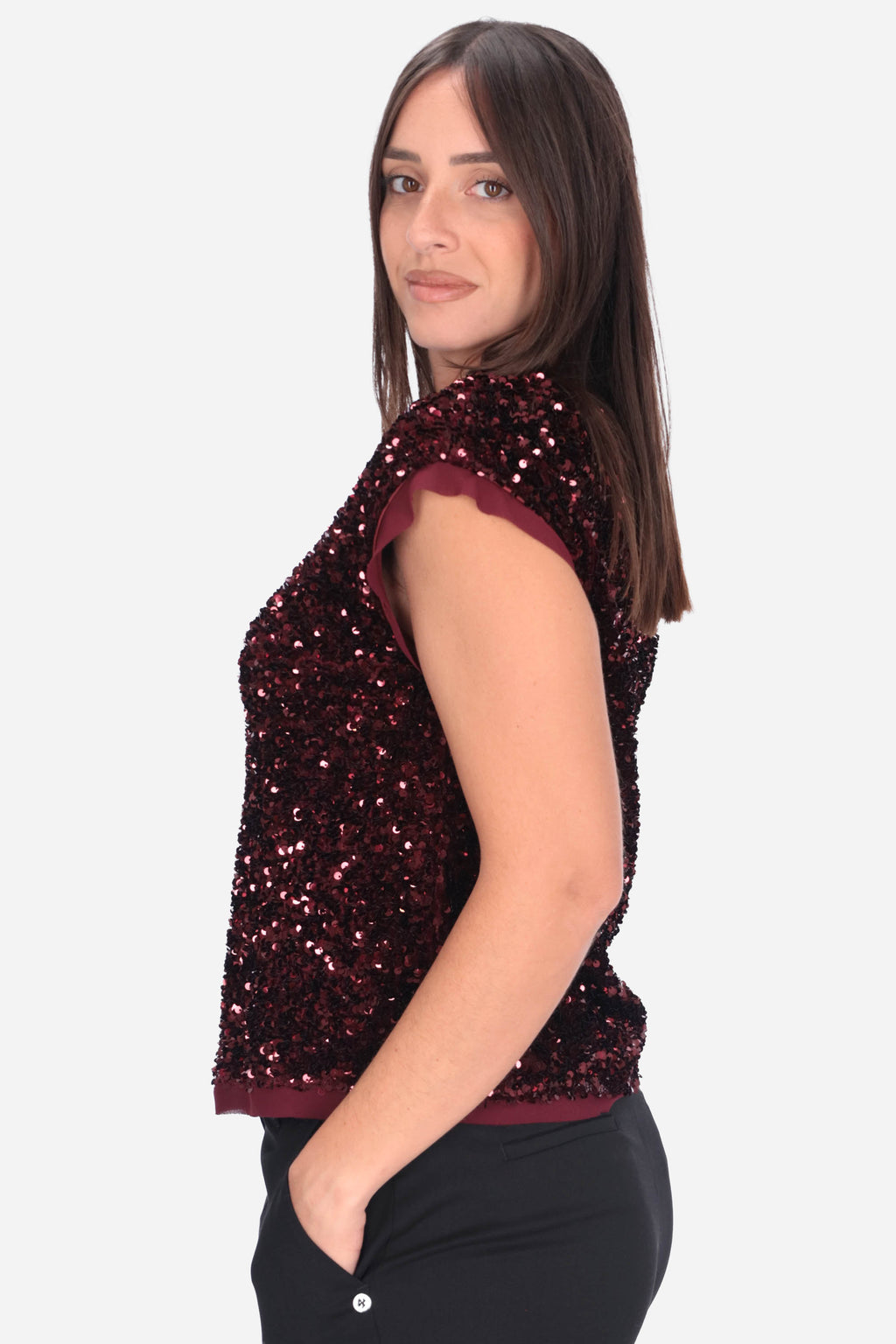 BORDEAUX | LE SARTE DEL SOLE - D B3624 Blusa
