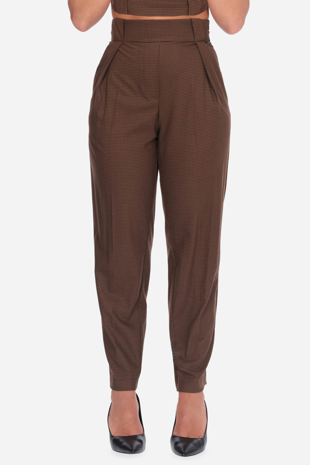 MARRONE | LE SARTE DEL SOLE - D P3694 Pantalone