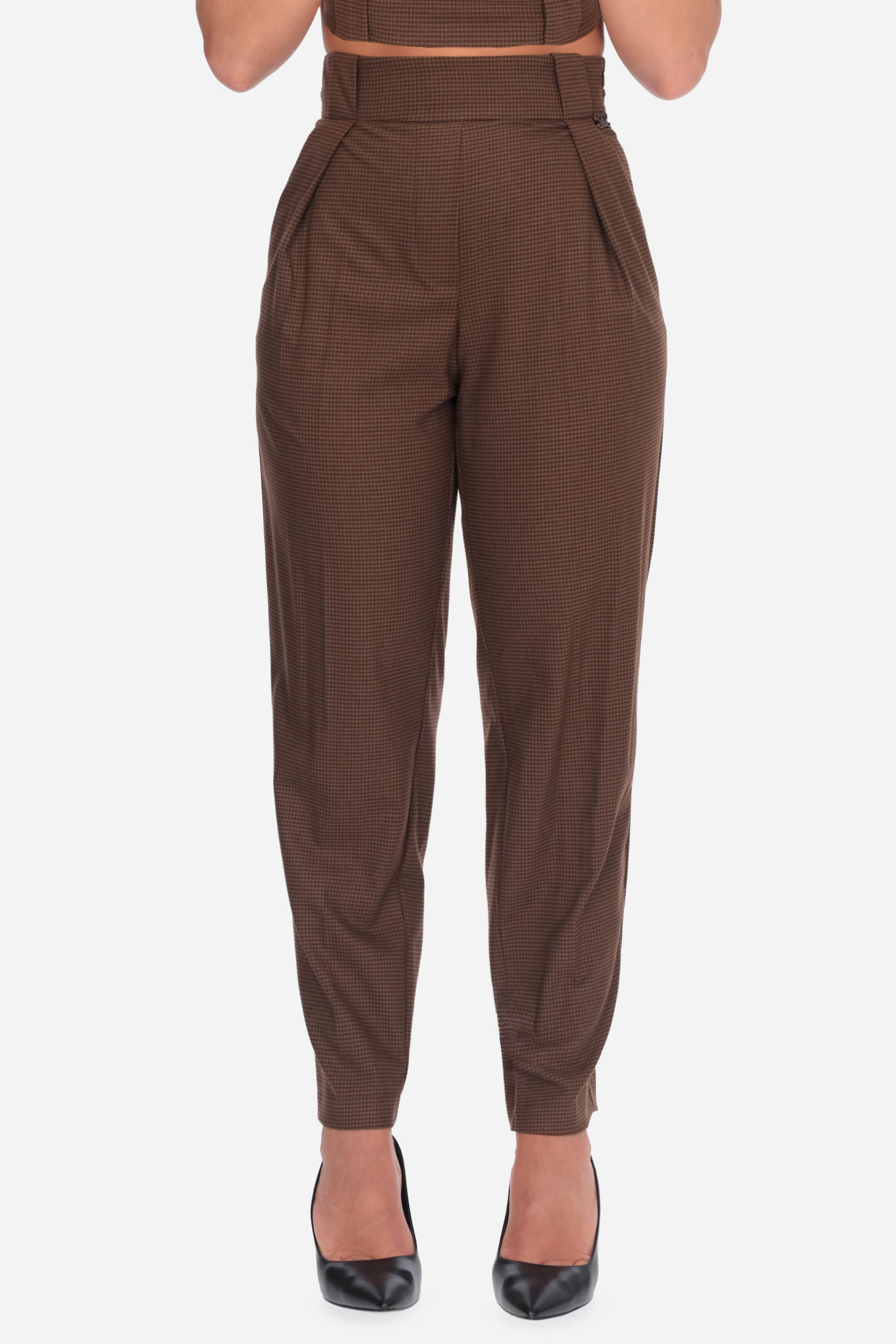 MARRONE | LE SARTE DEL SOLE - D P3694 Pantalone