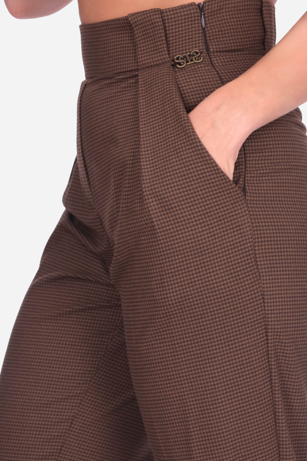 MARRONE | LE SARTE DEL SOLE - D P3694 Pantalone