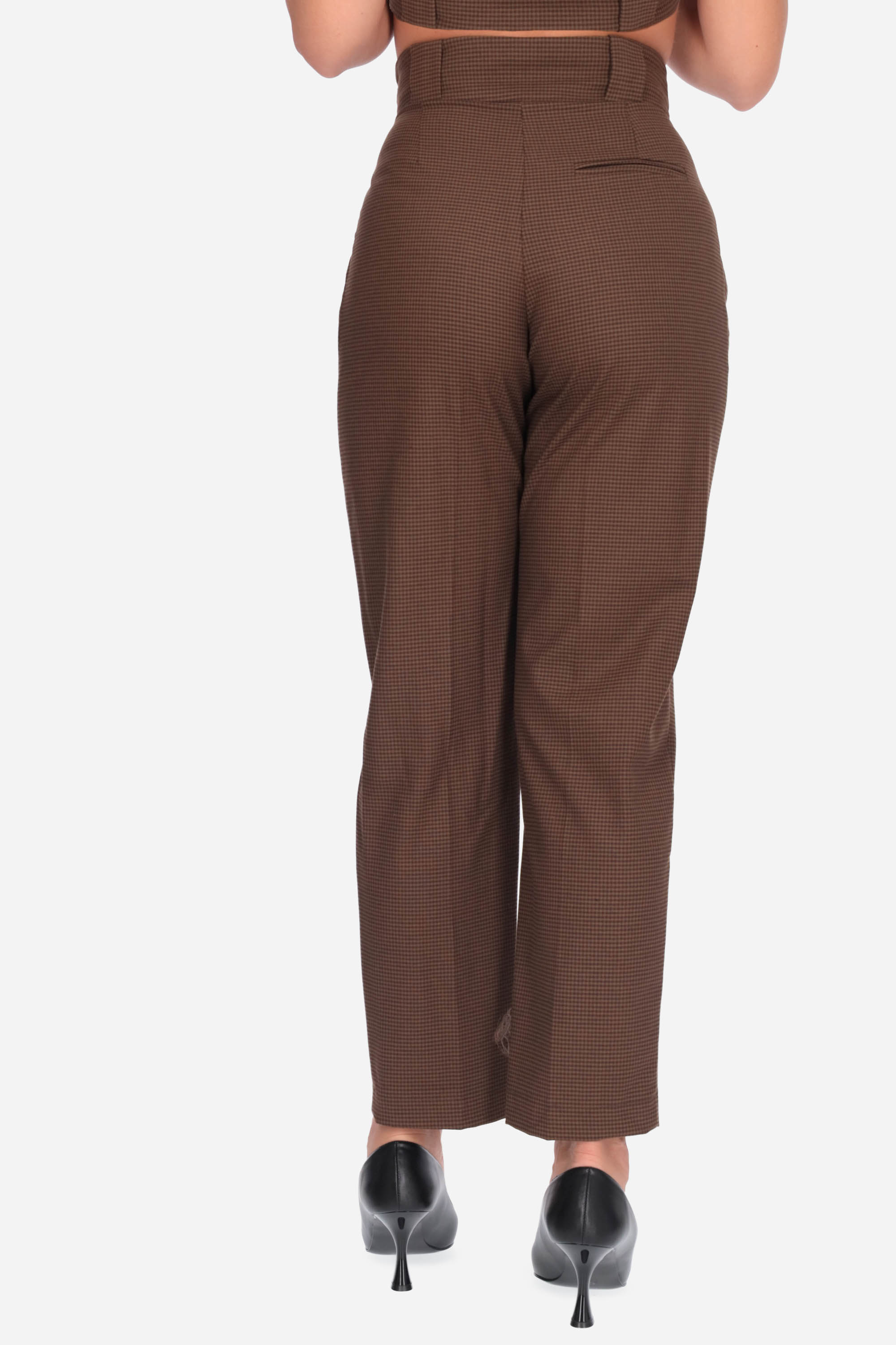 MARRONE | LE SARTE DEL SOLE - D P3694 Pantalone