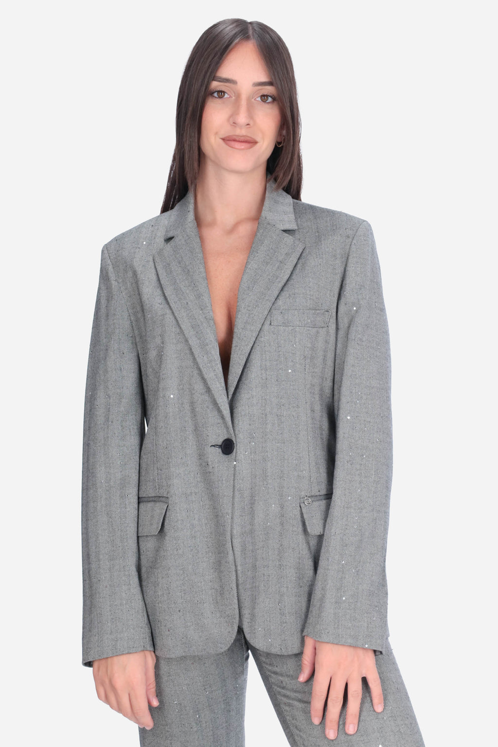 GRIGIO | LE SARTE DEL SOLE - D J3693 Giacca