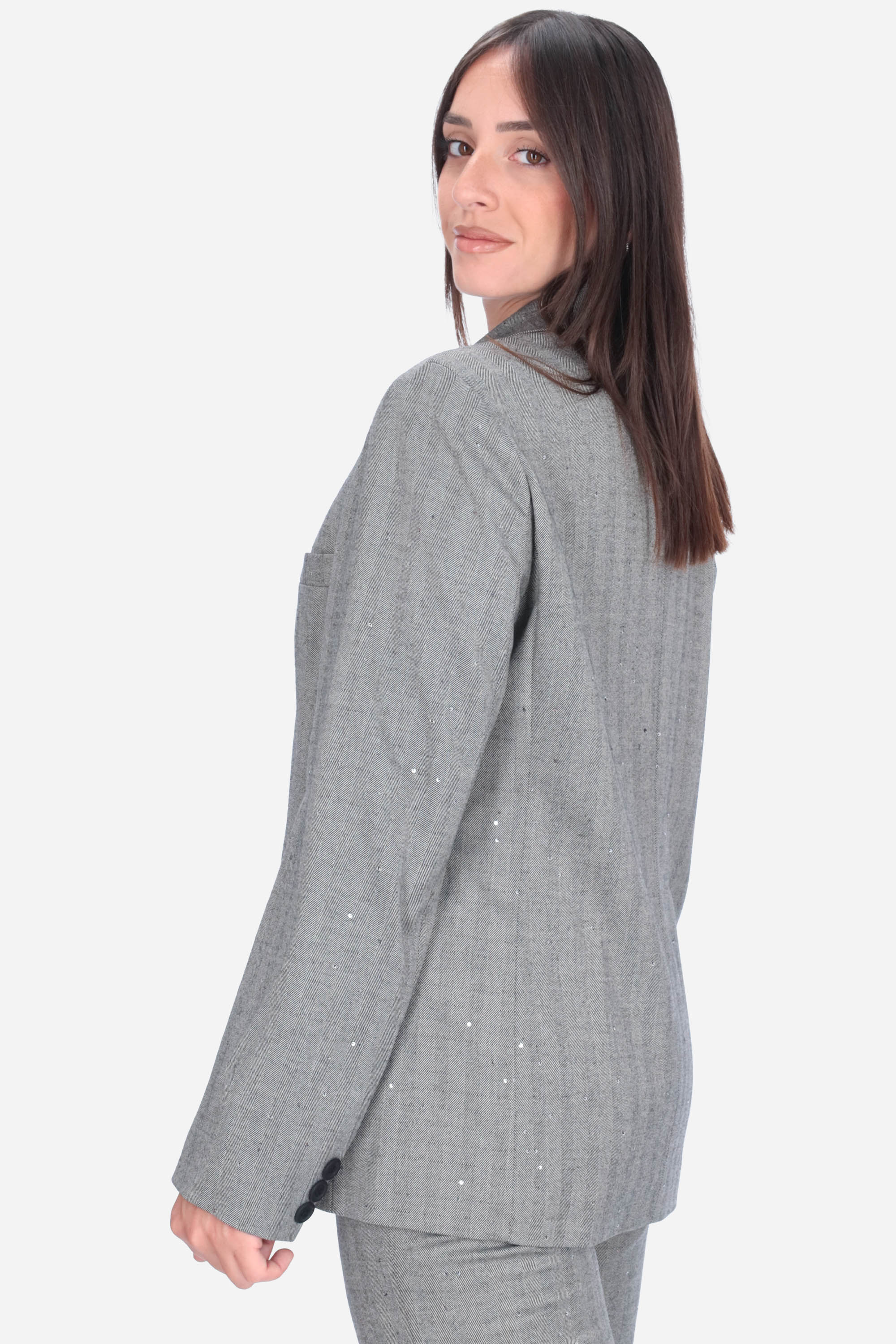 GRIGIO | LE SARTE DEL SOLE - D J3693 Giacca