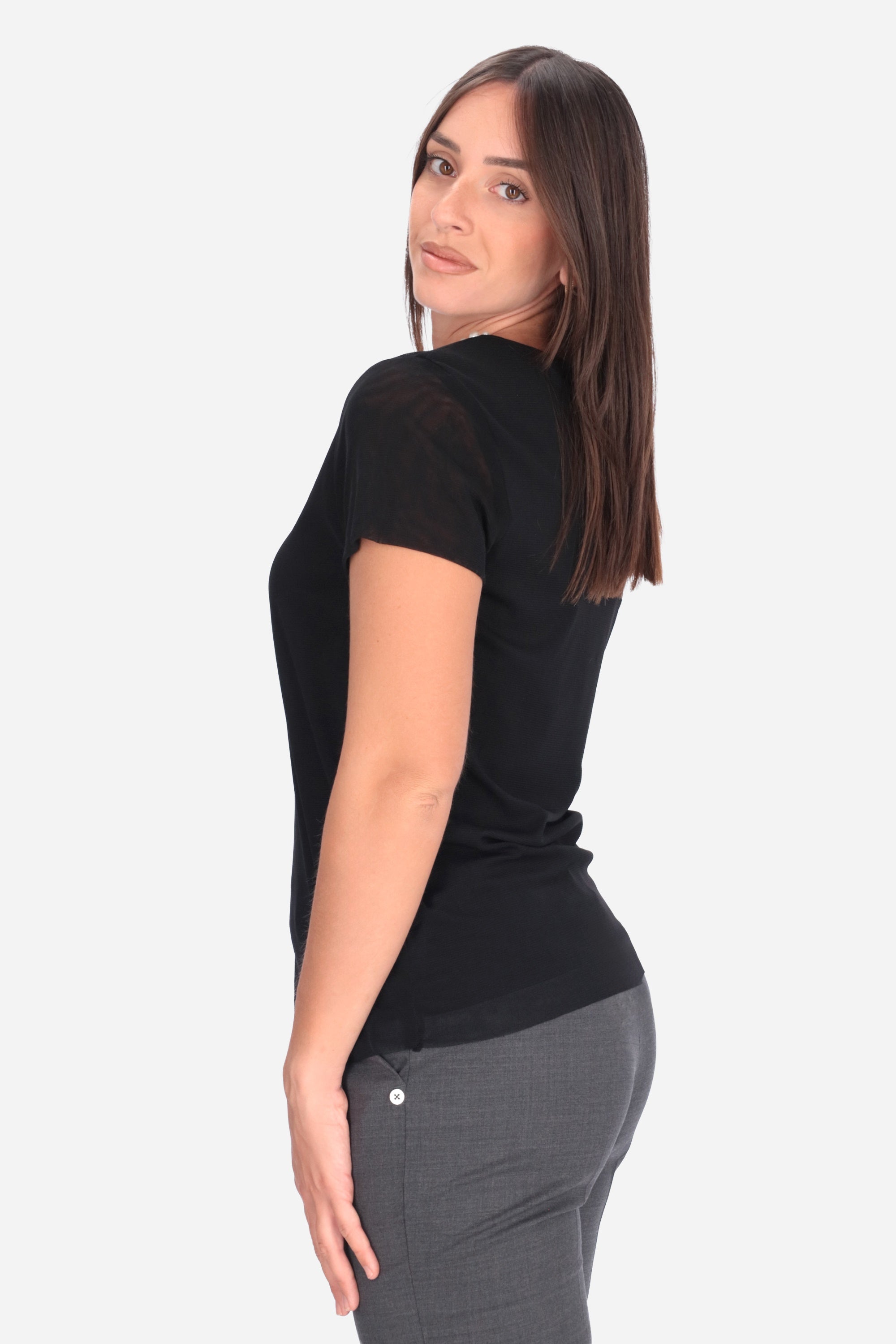 NERO | LE SARTE DEL SOLE - D M3657 T-shirt