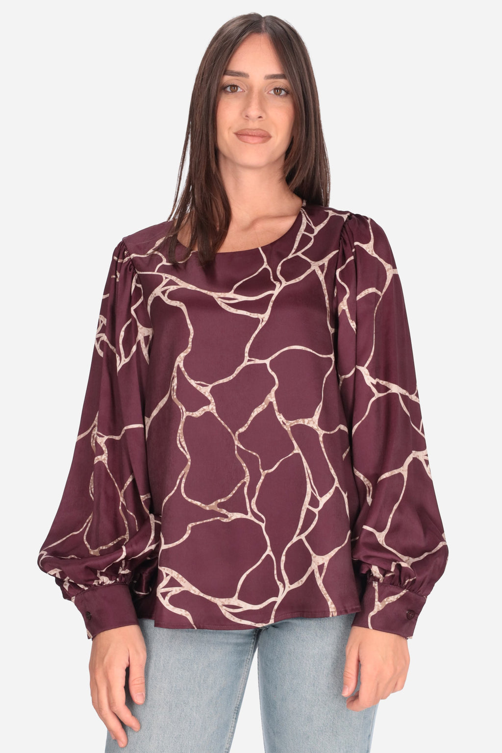 BORDEAUX | LE SARTE DEL SOLE - D B3653 Blusa