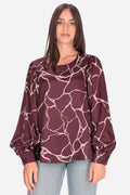 BORDEAUX | LE SARTE DEL SOLE - D B3653 Blusa