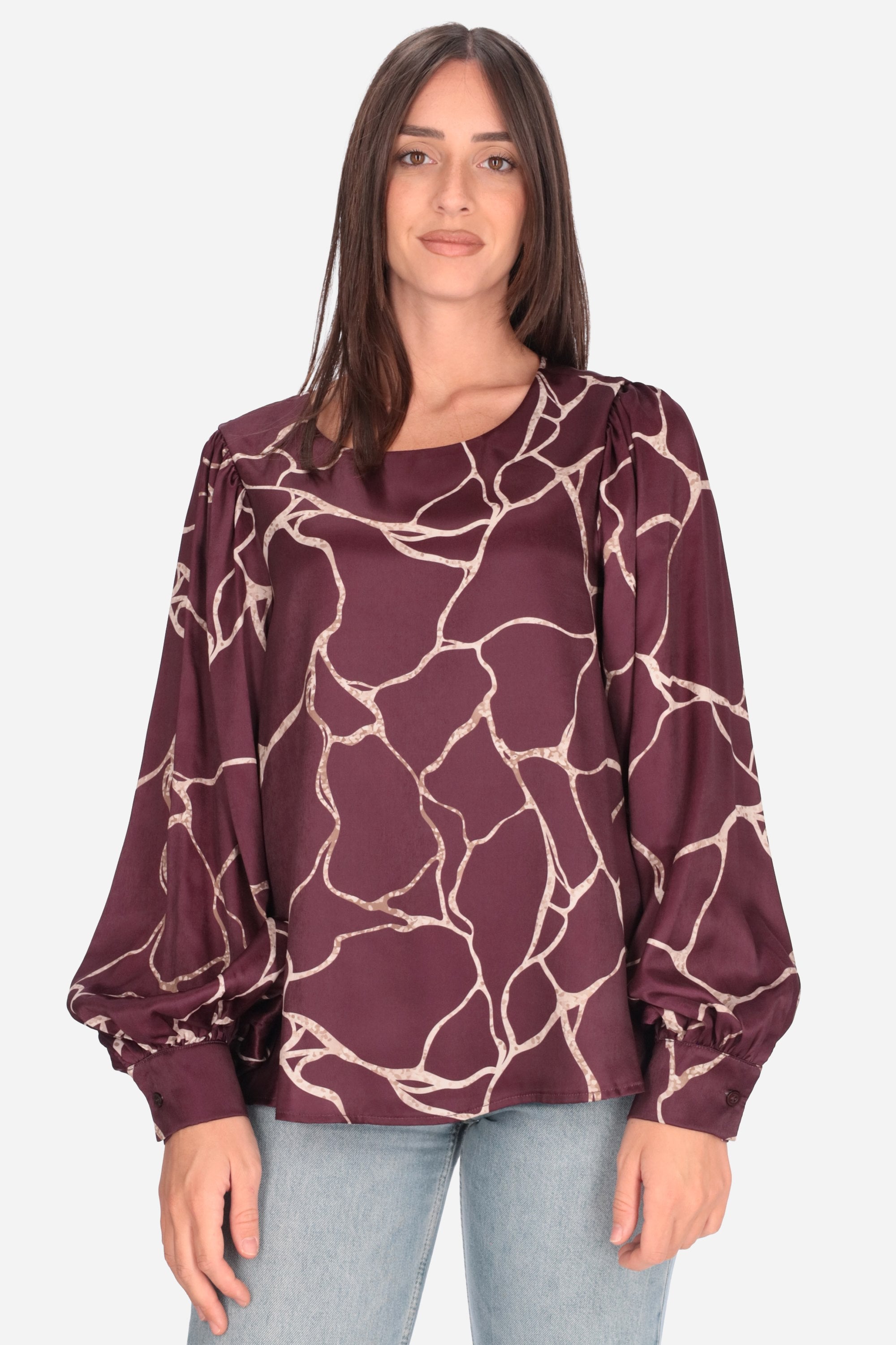 BORDEAUX | LE SARTE DEL SOLE - D B3653 Blusa