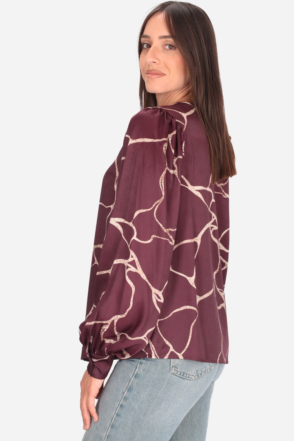 BORDEAUX | LE SARTE DEL SOLE - D B3653 Blusa