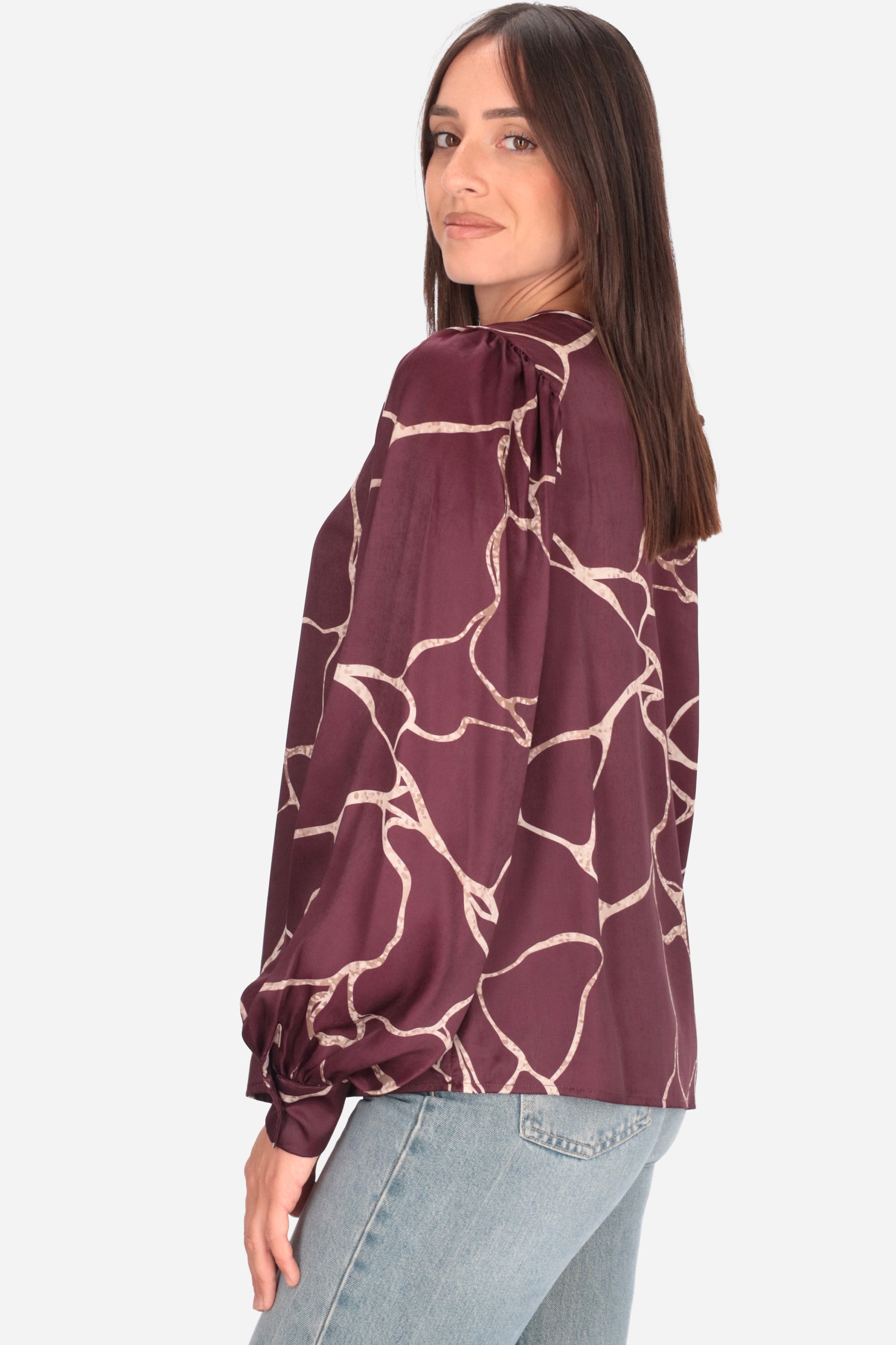BORDEAUX | LE SARTE DEL SOLE - D B3653 Blusa