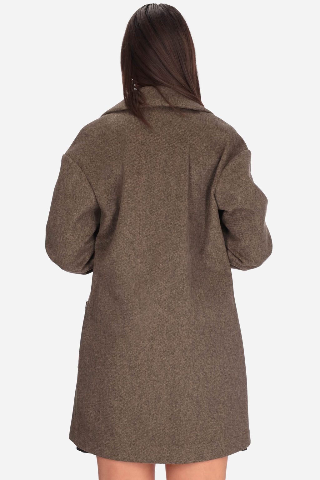 MARRONE | LE SARTE DEL SOLE - D J3666 Cappotto
