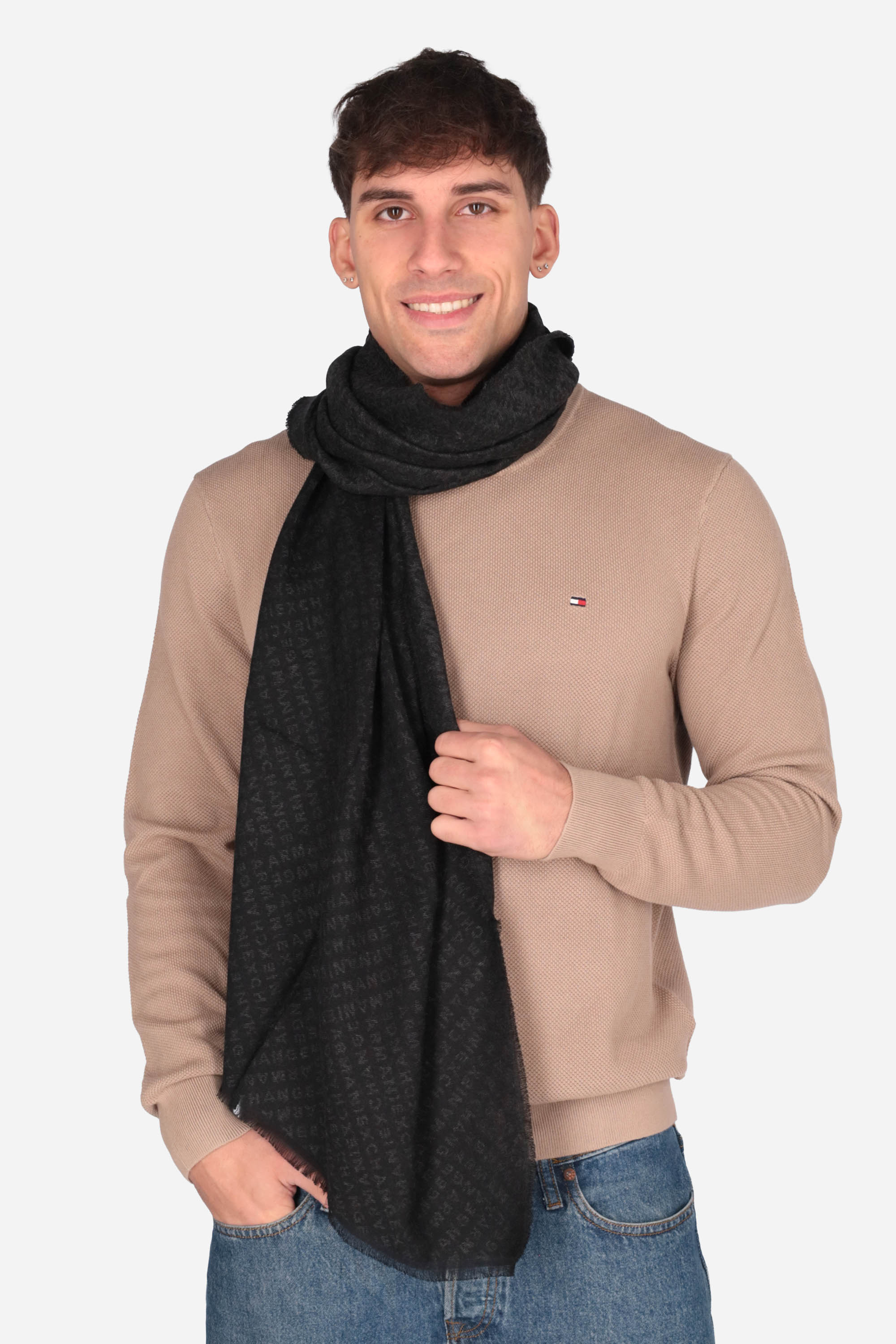 NERO | ARMANI EXCHANGE - U XM001714 Sciarpa