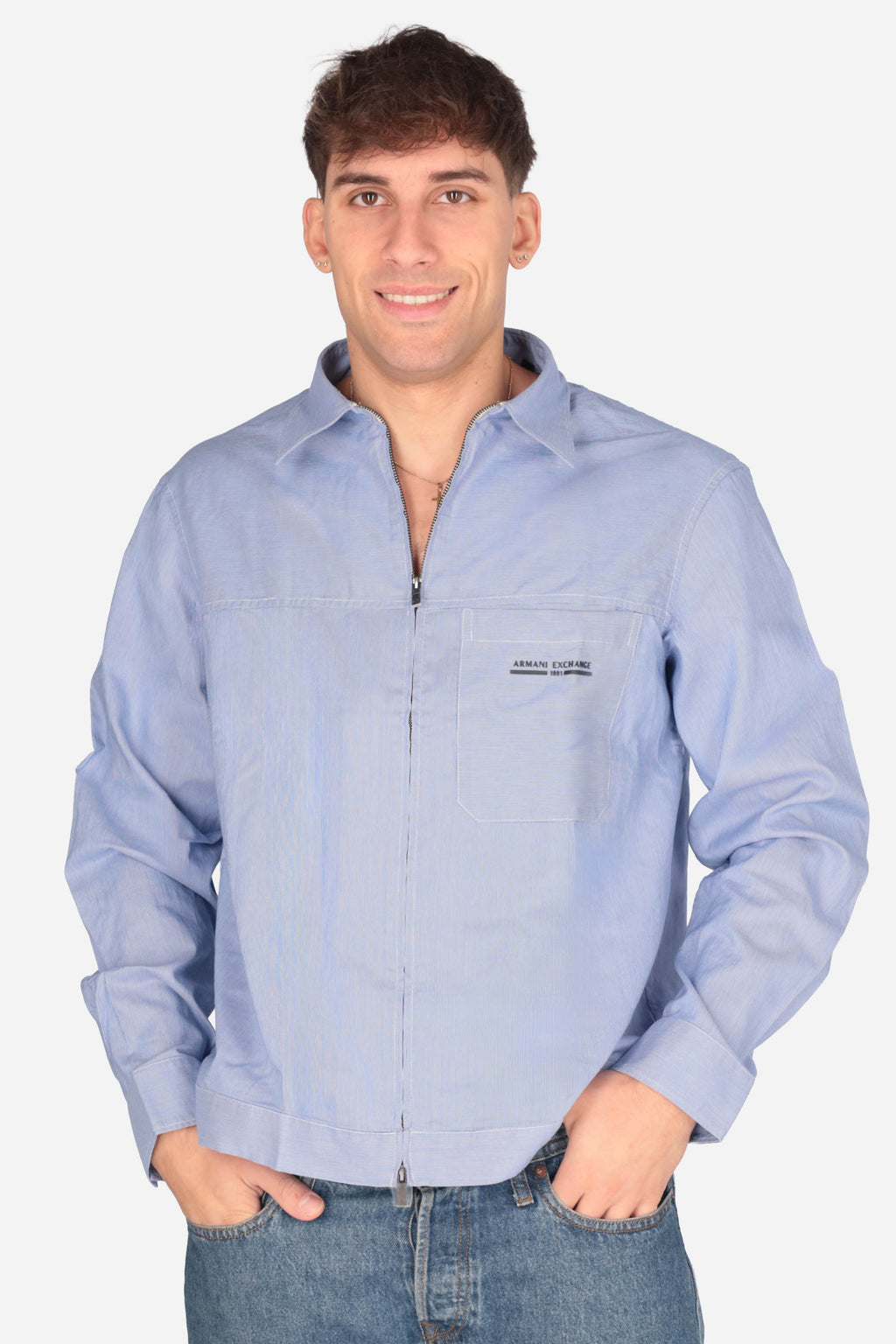 AZZURRO | ARMANI EXCHANGE - U XM000956 Camicia