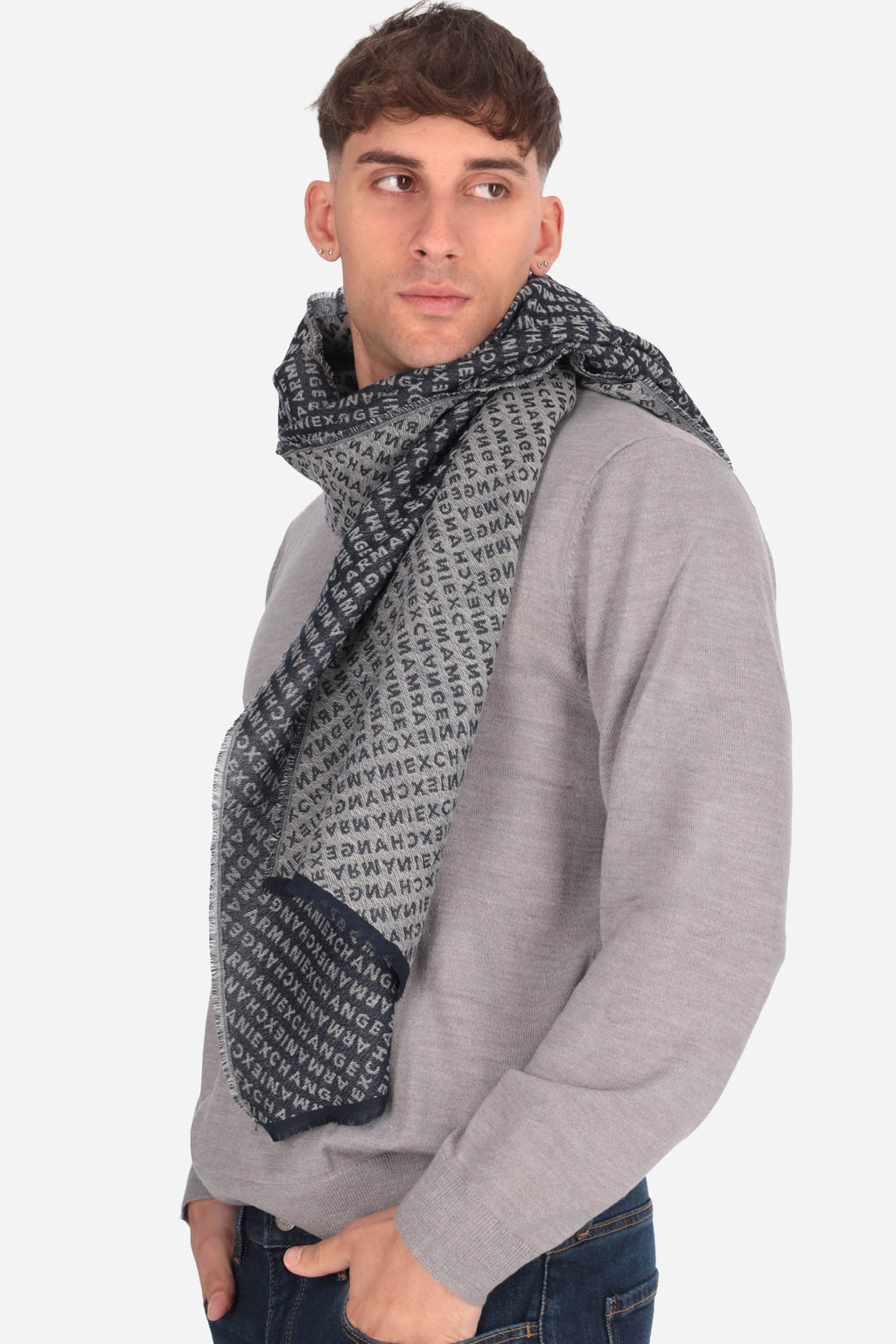 BLU | ARMANI EXCHANGE - U XM001714 Sciarpa