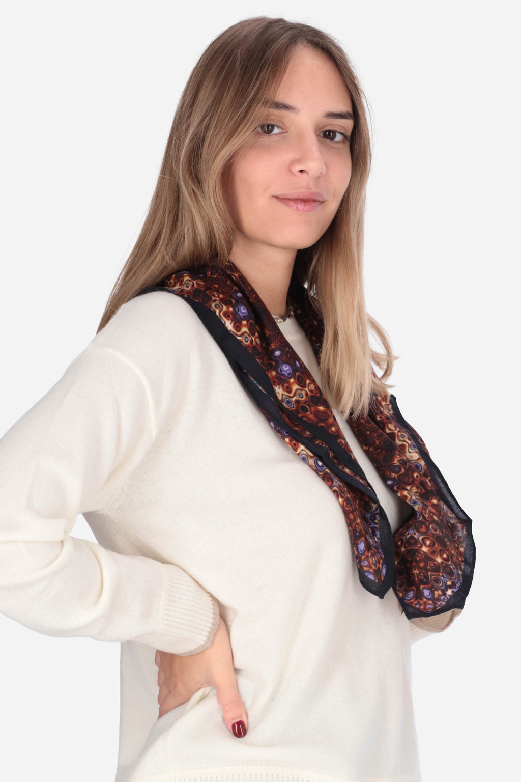 MARRONE | NALI' - D BOSC0165 Foulard