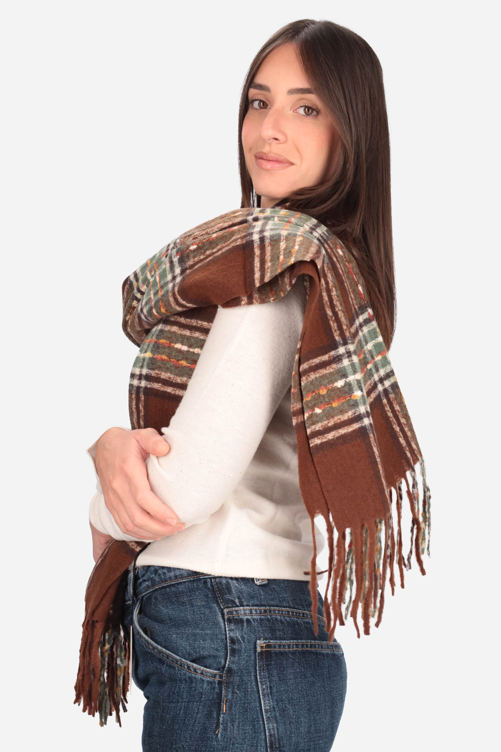 MARRONE | NALI' - D LASC0308 Sciarpa