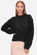 NERO | LE SARTE DEL SOLE - D M462 Maglia