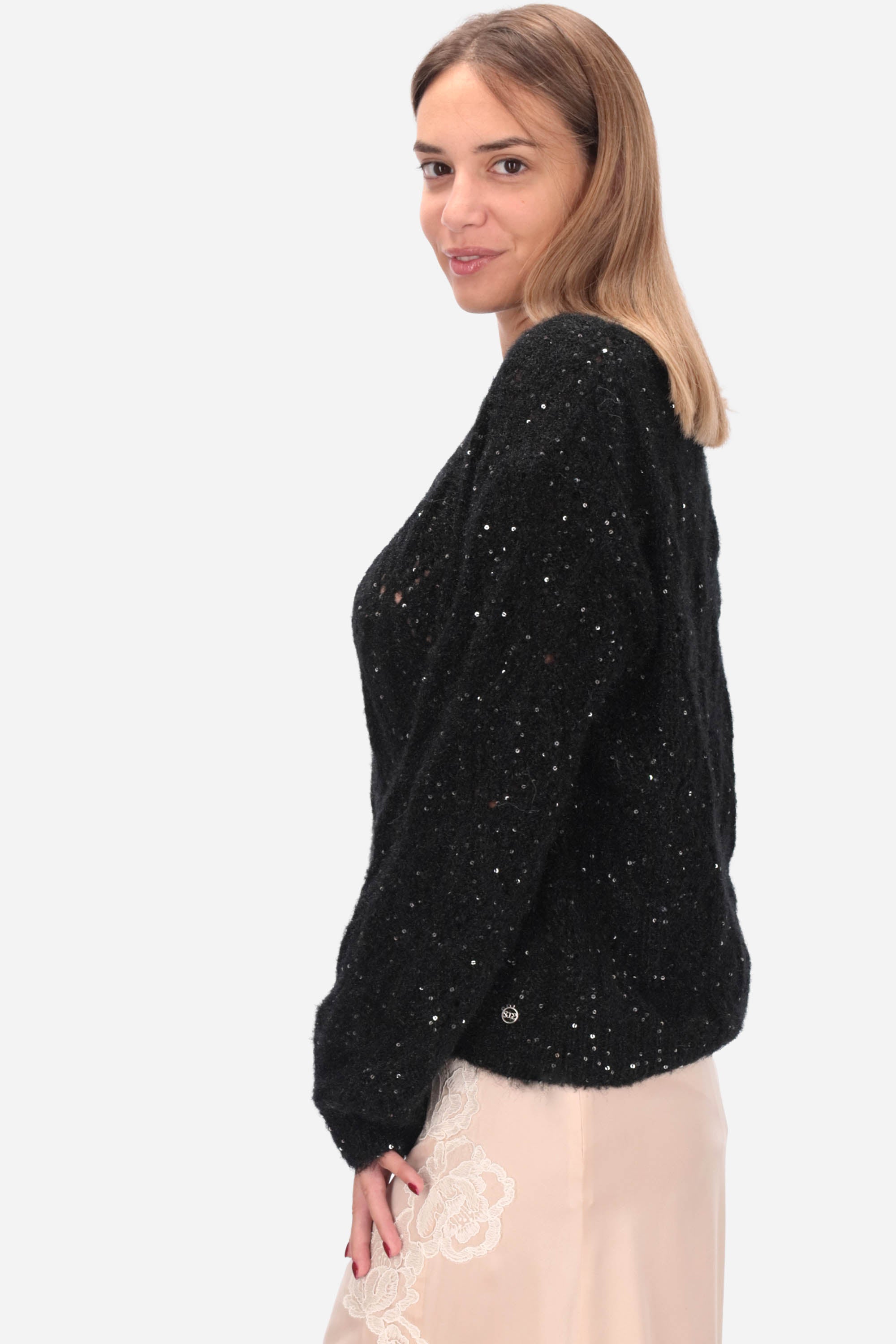 NERO | LE SARTE DEL SOLE - D M462 Maglia