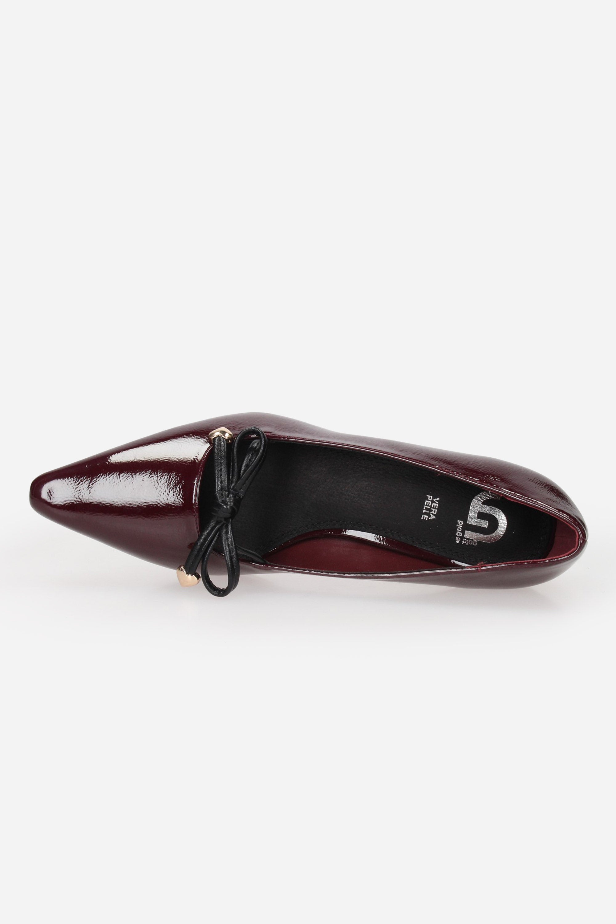 BORDEAUX | GOLD & GOLD - D GY438 Decollete