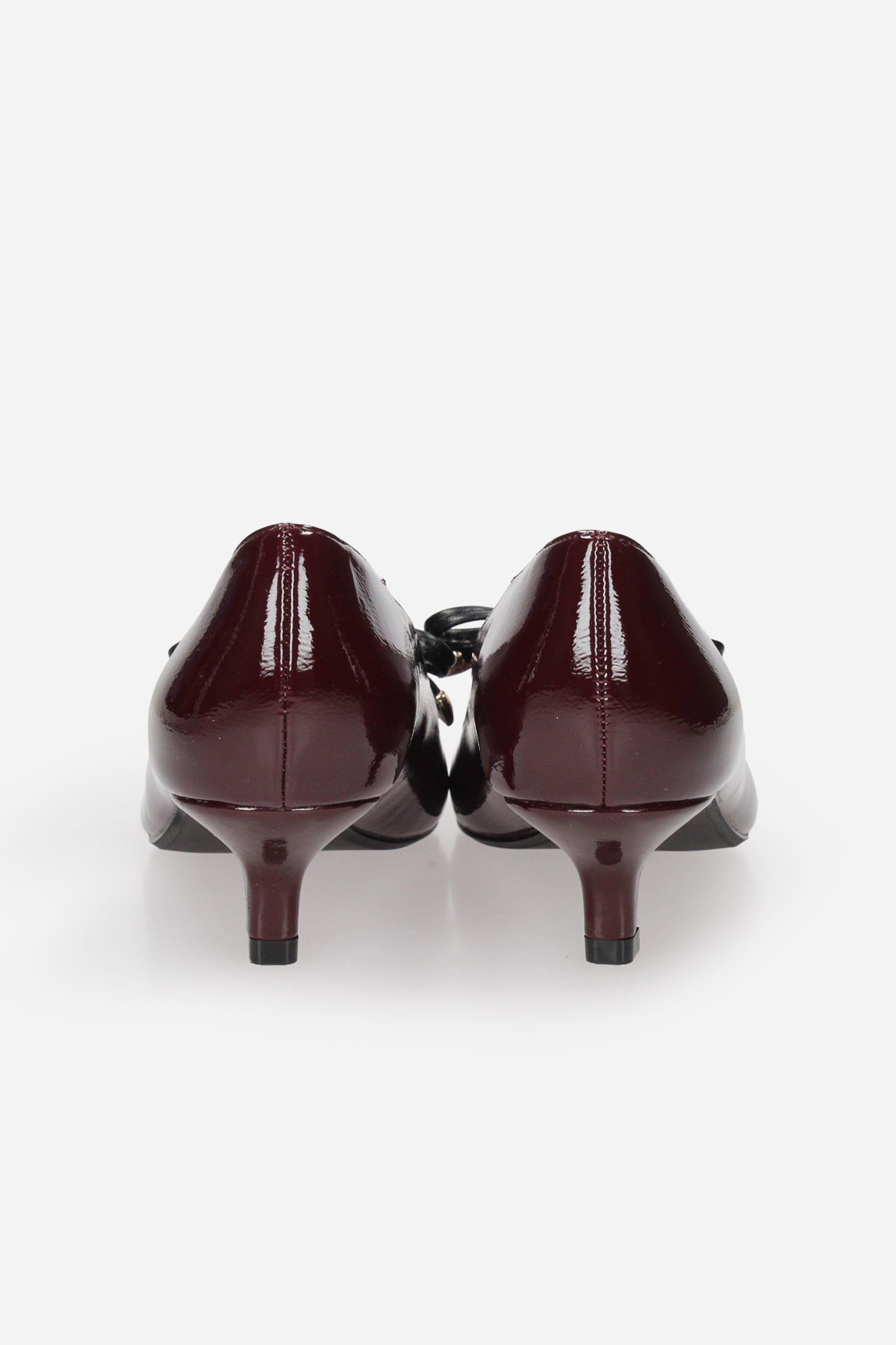 BORDEAUX | GOLD & GOLD - D GY438 Decollete