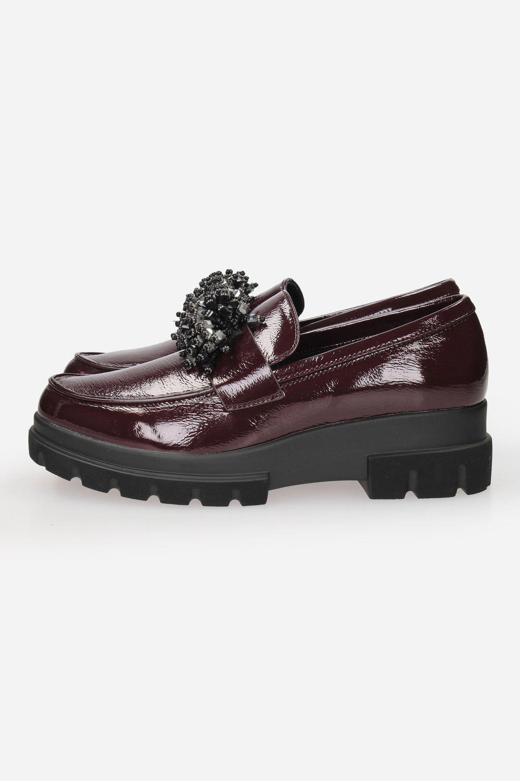 BORDEAUX | GOLD & GOLD - D GB991 Mocassino