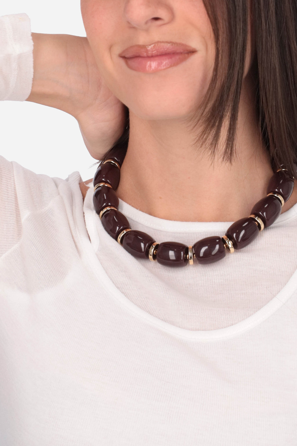 MARRONE | NALI' - D EMCL1029 Collana
