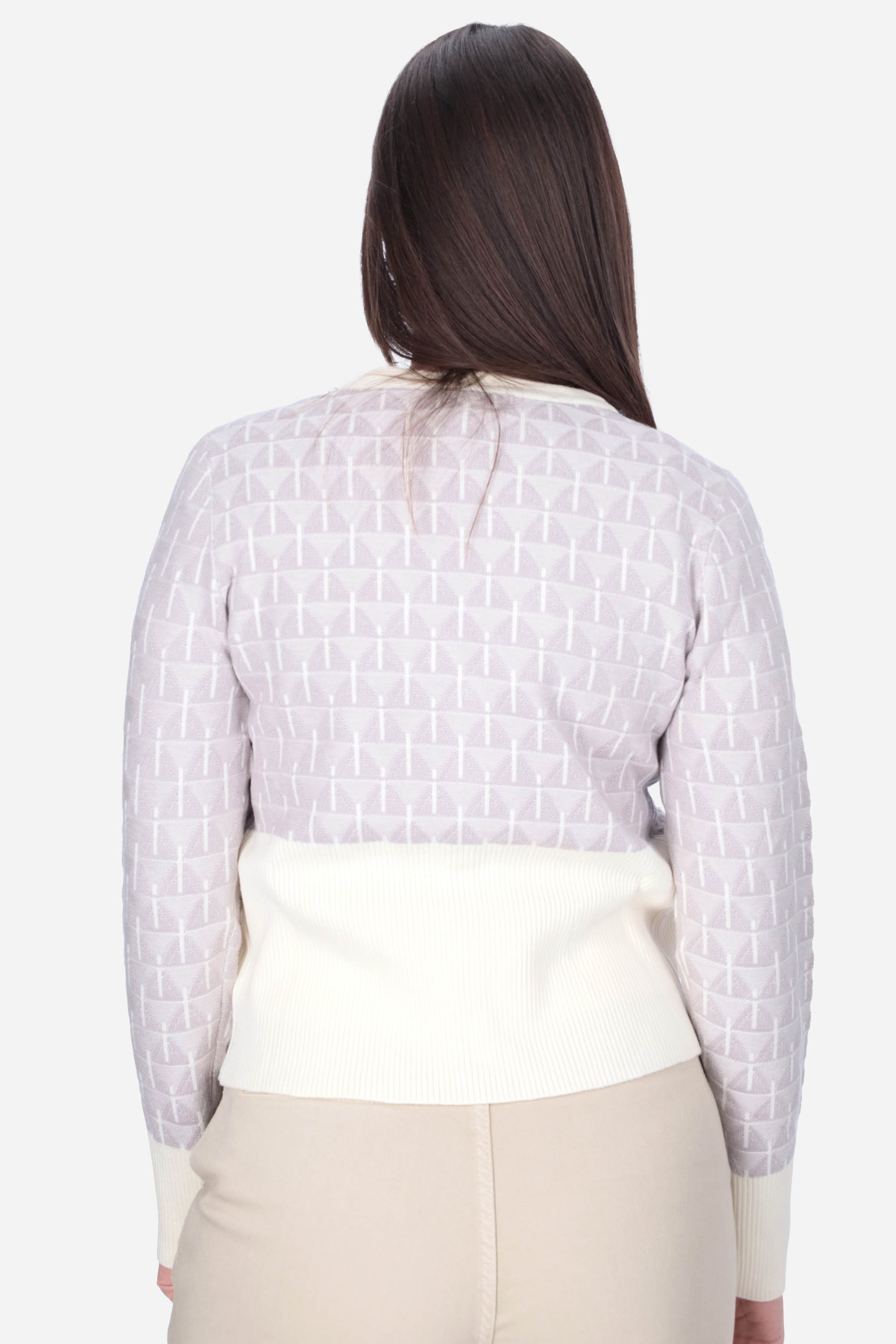 GRIGIO | LE SARTE DEL SOLE - D PSM457 Cardigan