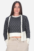 NERO | LE SARTE DEL SOLE - D PSM457 Cardigan
