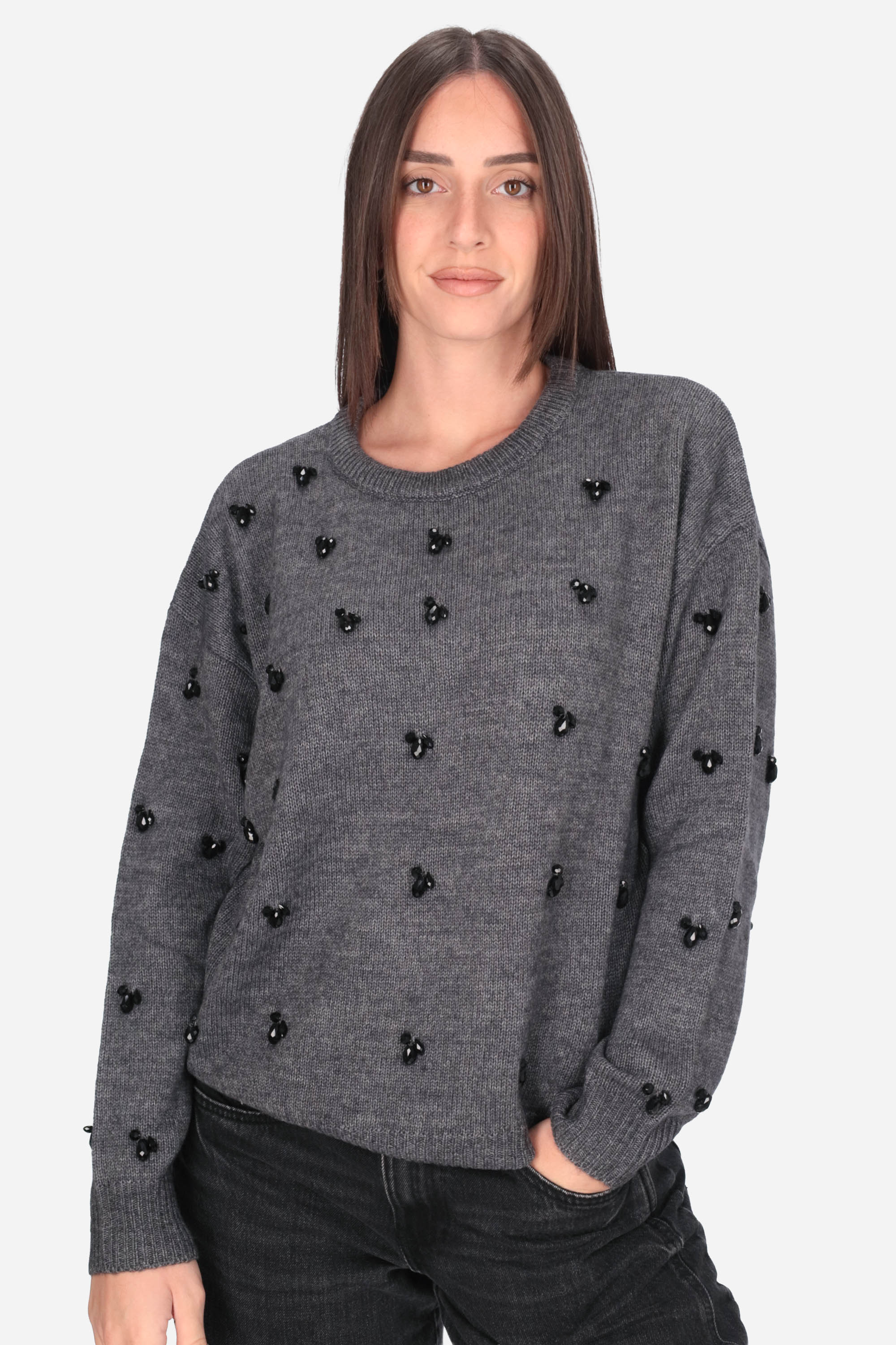 GRIGIO | JIJIL - D MK032 Maglia