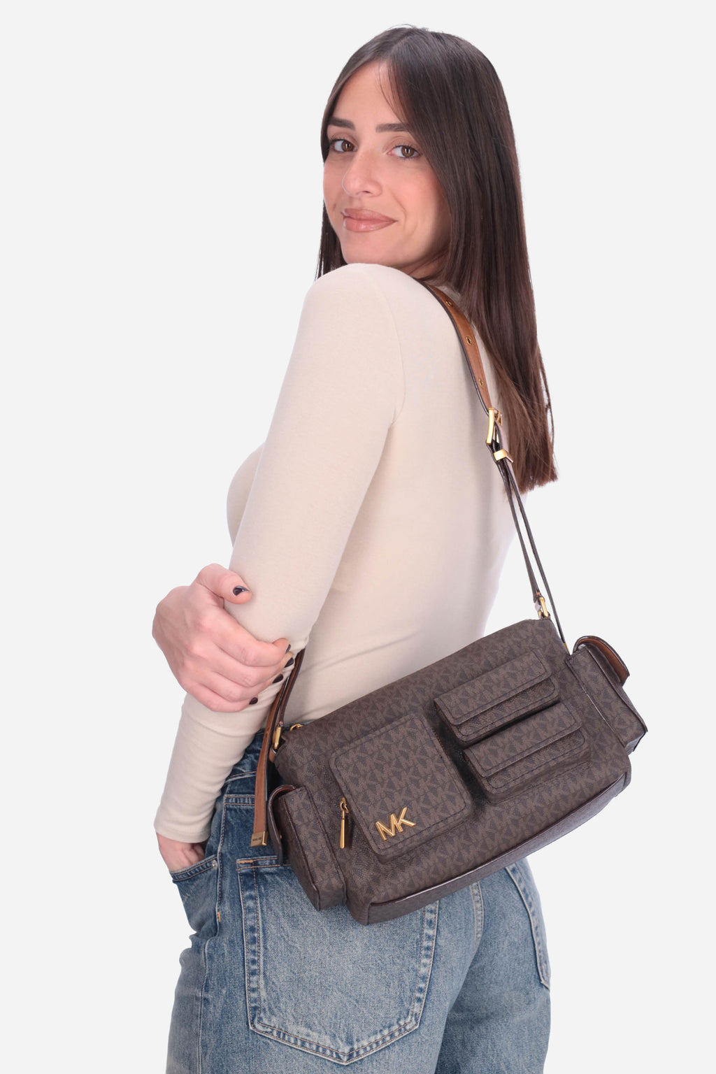 MARRONE | MICHAEL DI MICHAEL KORS - D 30S5AM3L8B Borsa