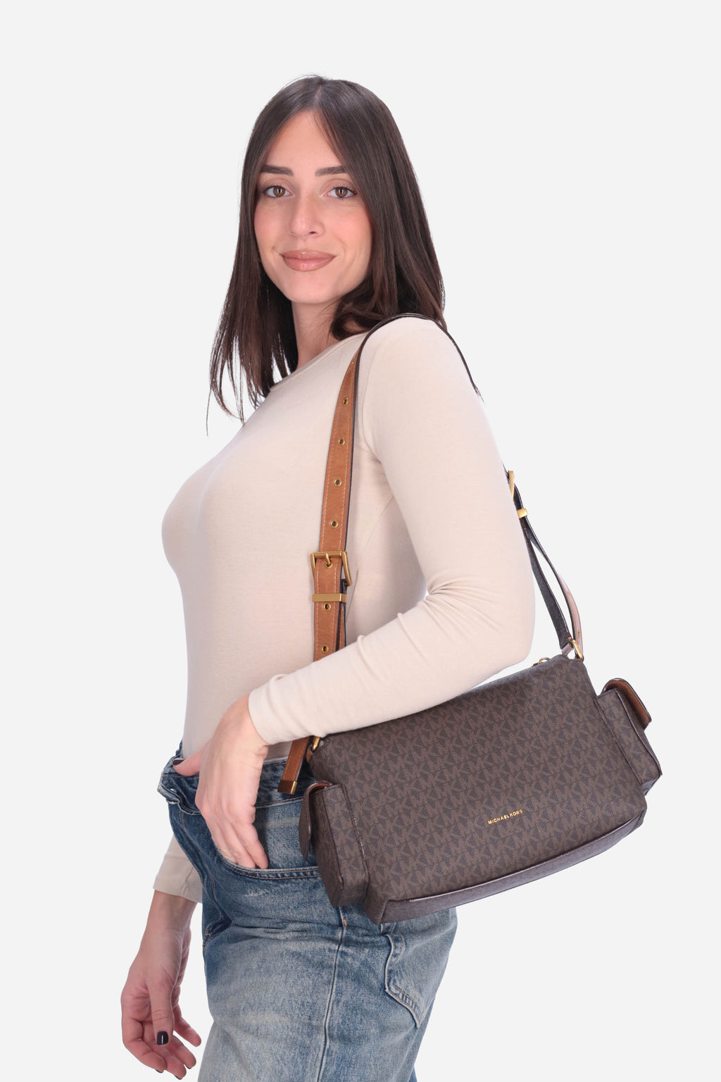 MARRONE | MICHAEL DI MICHAEL KORS - D 30S5AM3L8B Borsa