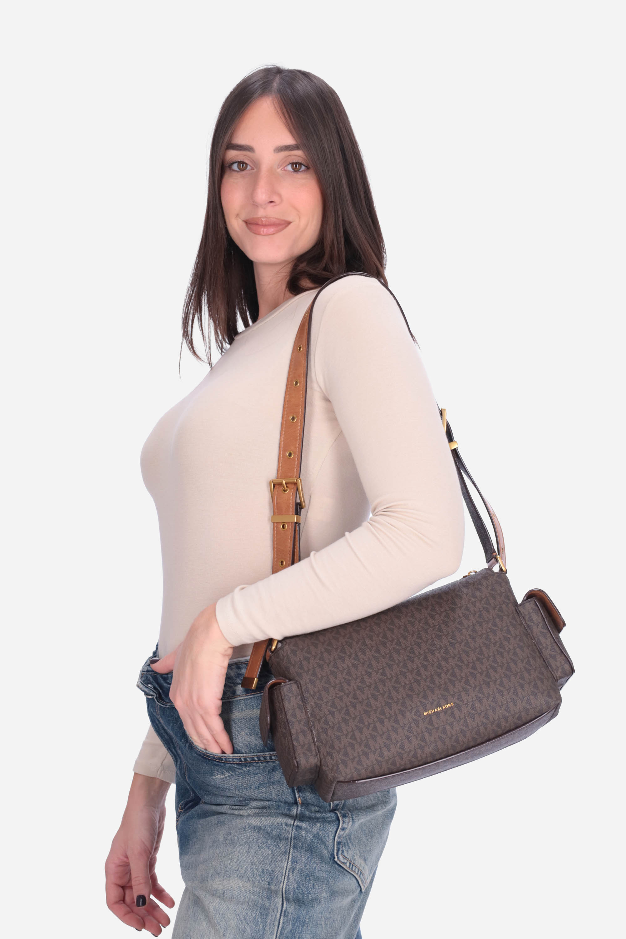 MARRONE | MICHAEL DI MICHAEL KORS - D 30S5AM3L8B Borsa
